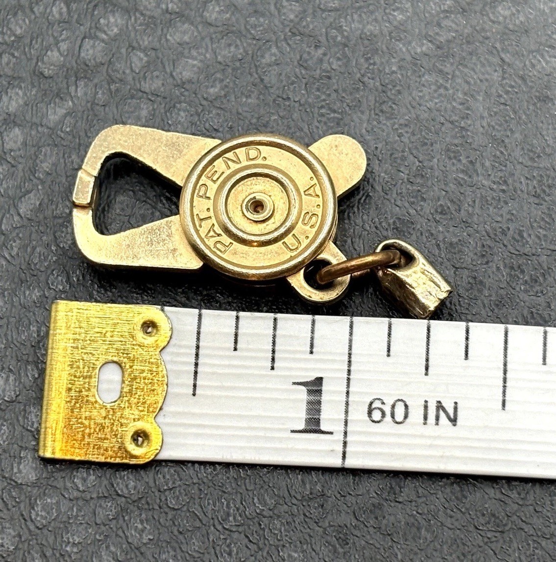 Vintage Brass Unique Pincher Claw Clasp For Necklace Bracelet Pat. Pend U.S.A.