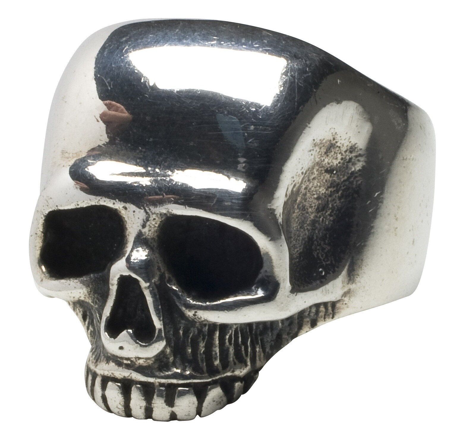 Femme Metale Huge Skull Sterling Silver Ring 925 Sizes 6-7-8-9-10-11-12-13-14-15