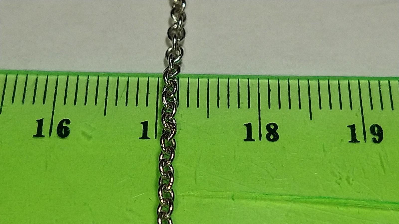 Solid platinum adjustable extender chain 2.25 and 3.25 inches 1.48 grams – pt950
