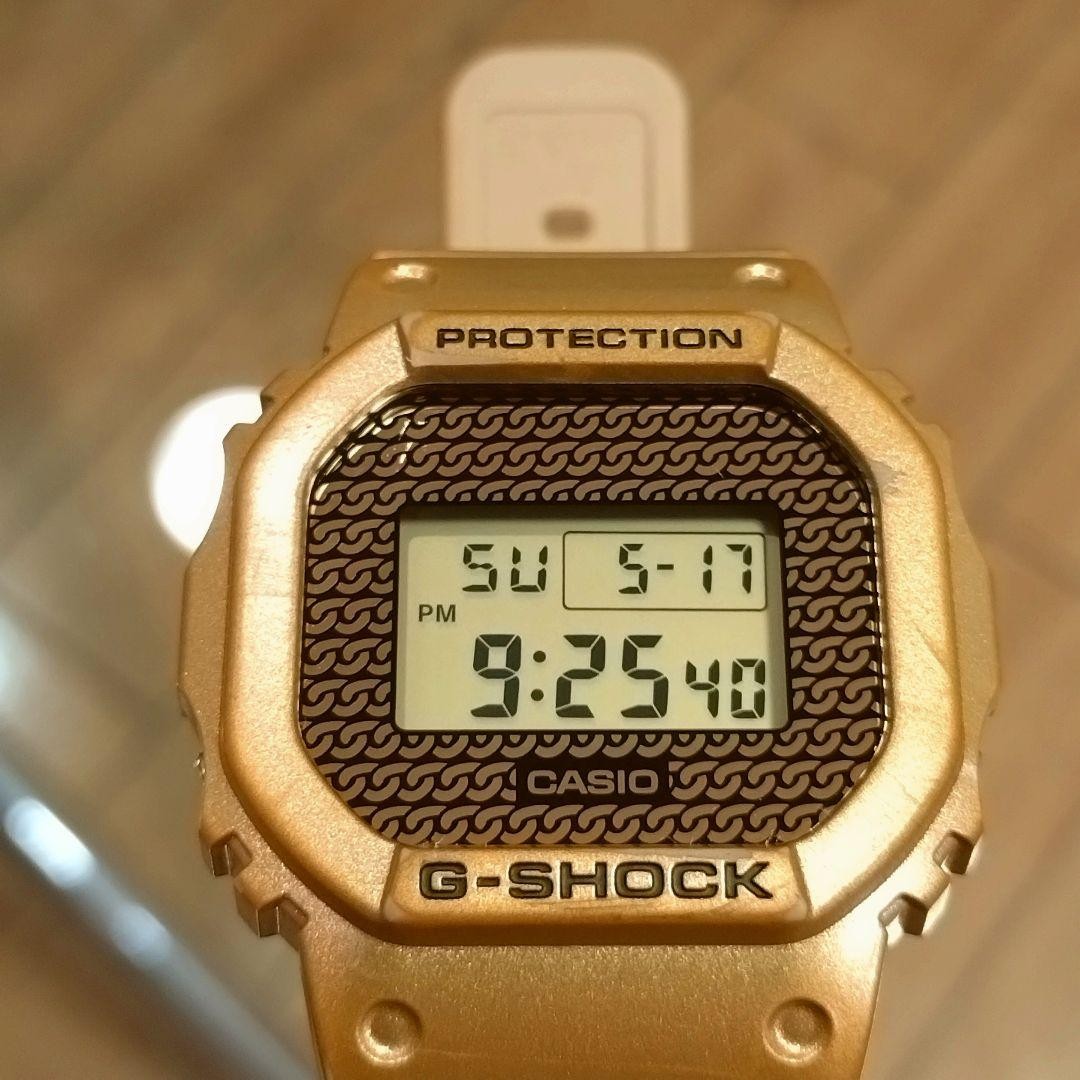 Casio G-Shock DWE-5600HG Hip Hop Gold Black Digital Watch Japan
