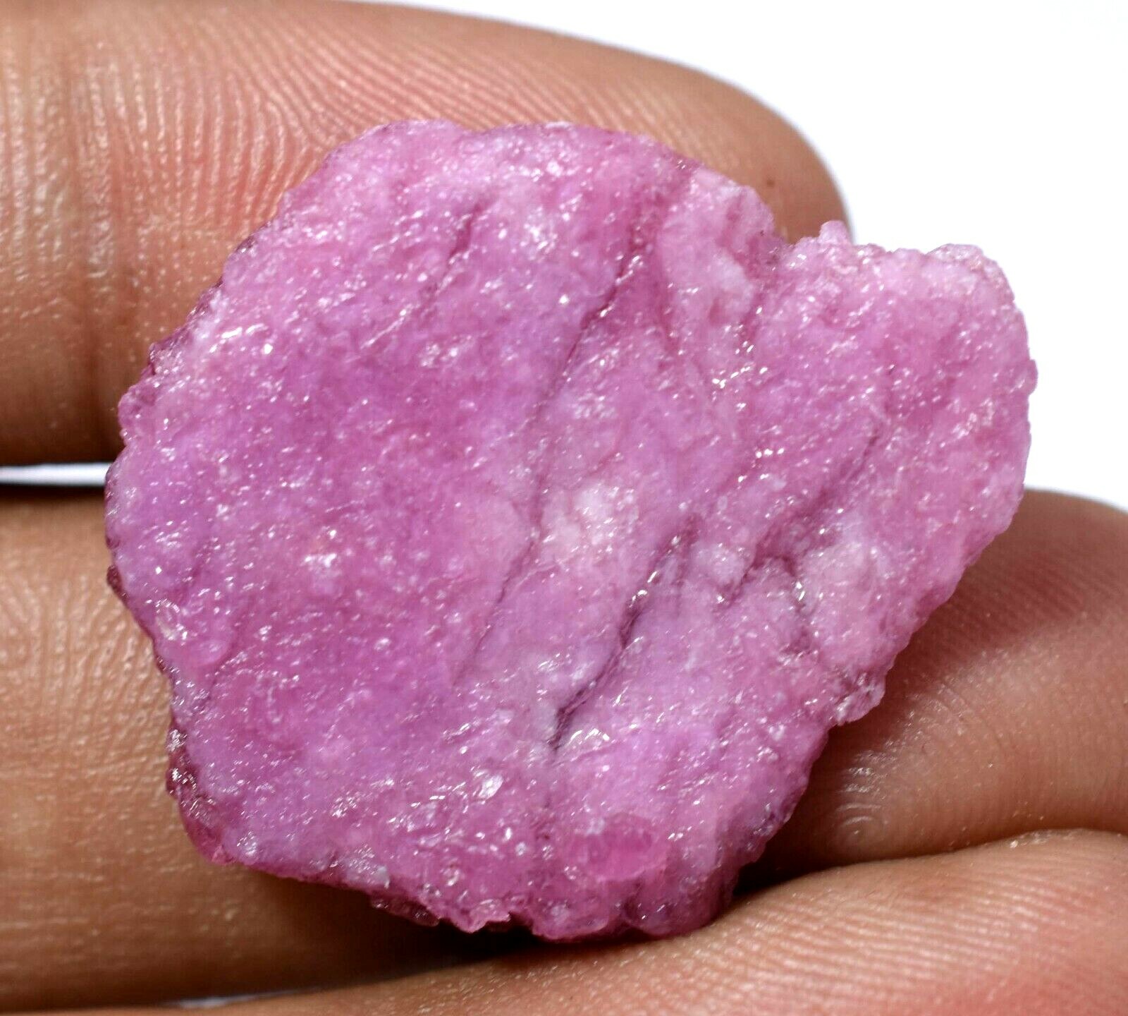37.10 Ct Natural Burma Pink Ruby AAA+ Best Quality Specimen Rough