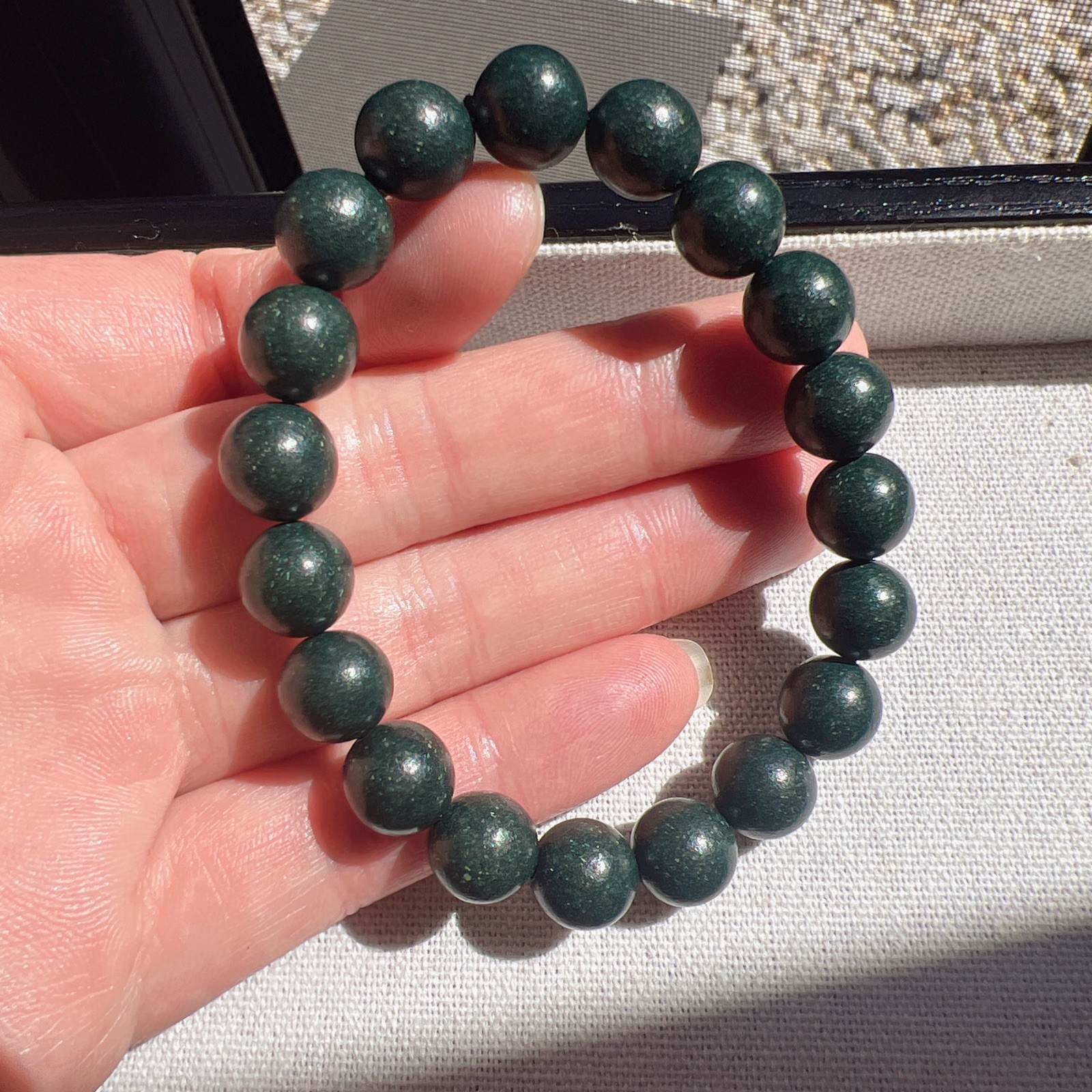Beautiful Bracelet Made from Natural Special Herbal Ingredients, 10mm bead
