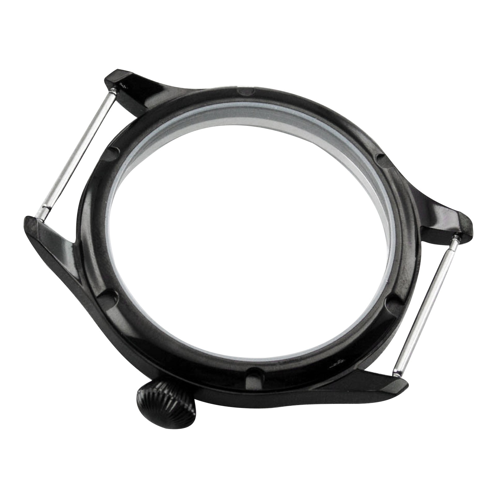 44mm Stainless Steel Watch Case Fit For Seagull ST3600 ETA 6497 6498 Movement I