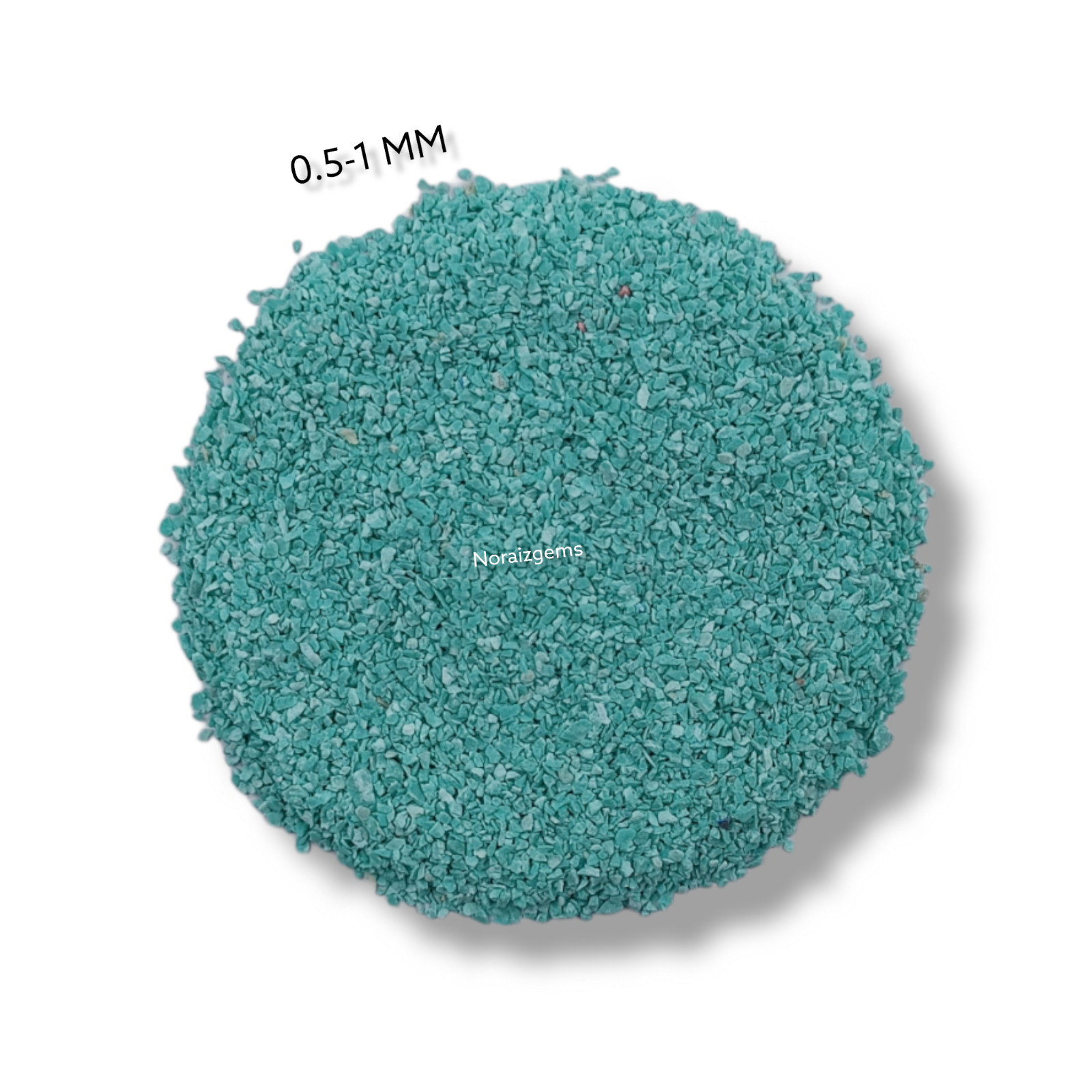 Crushed Turquoise Gemstone Coarse 0.5-1 MM Stone Powder, Healing Stone Powder