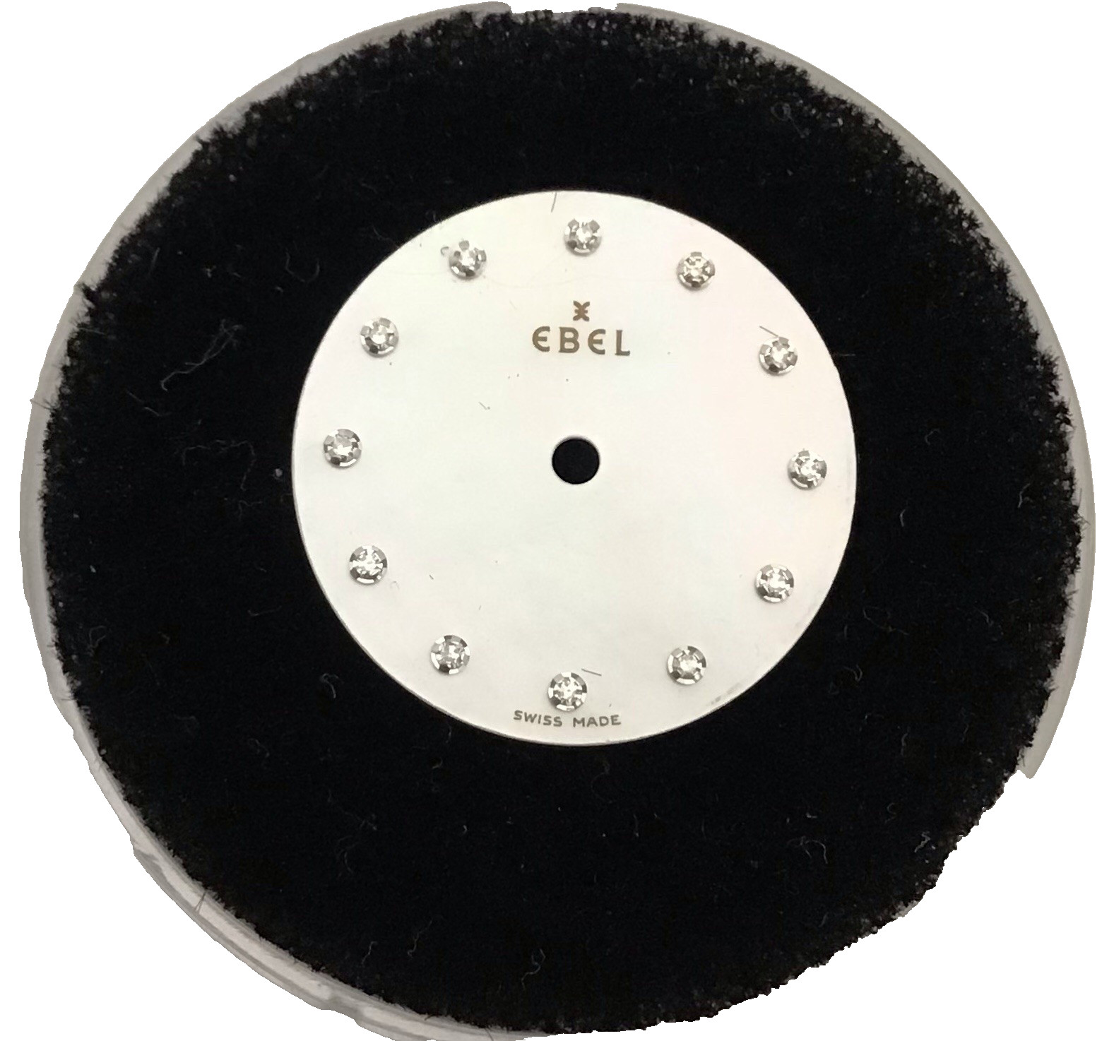 Authentic EBEL Mother of Pearl Diamond Index Dial 17.95mm OEM Watch Dial Luxury