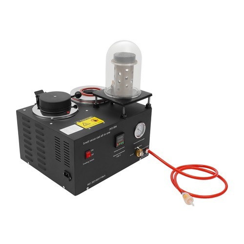 2KG Jewelry Lost Wax Cast Combination Vacuum Casting Melting Machine 1/3 HP 4CFM