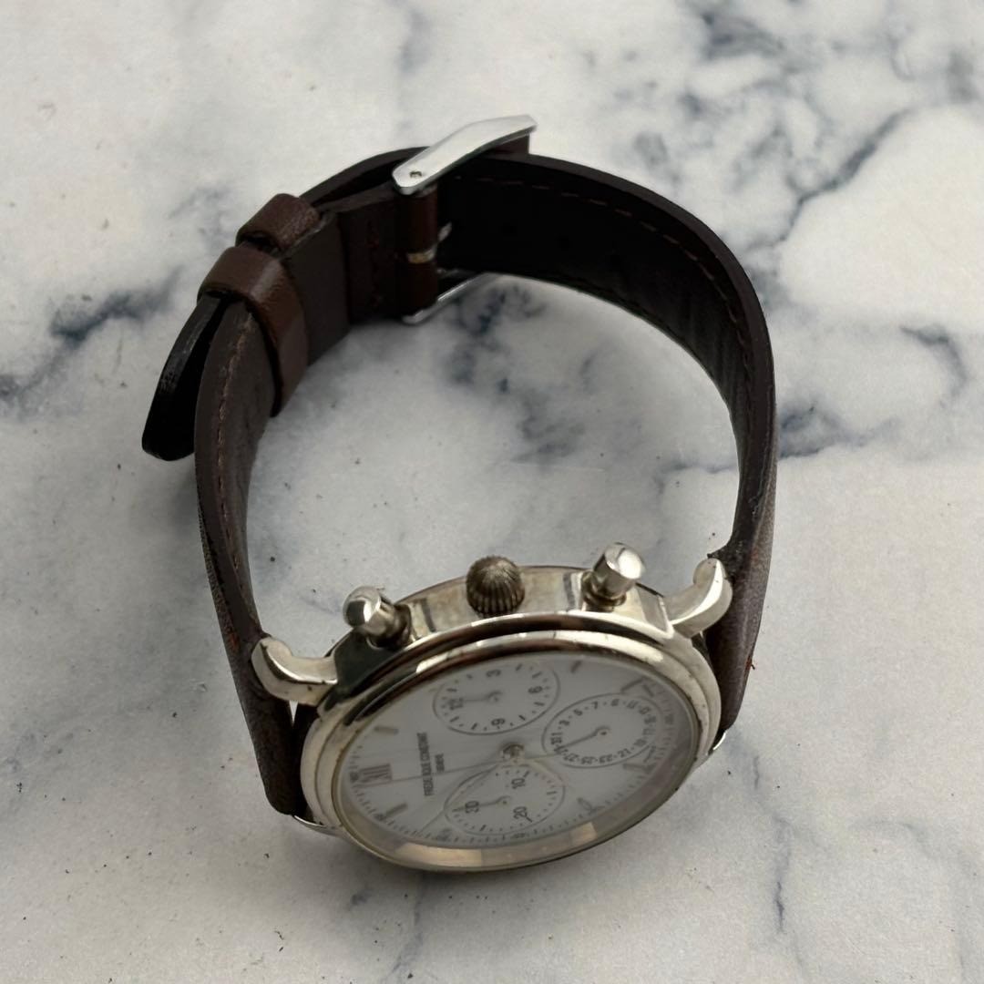 FREDERIQUE Constant Quartz Chronograph Watch 35mm Wrist 17cm/6.7in Working