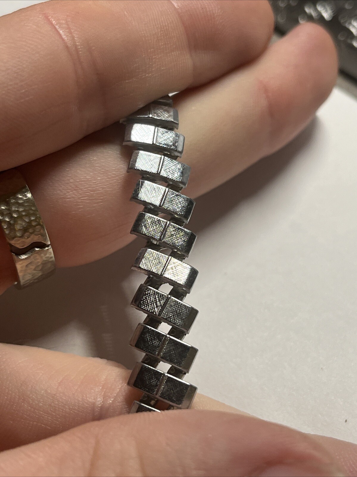 Vintage Stainless Steel Women’s Watch Band Expansion Stretch 10.8mm