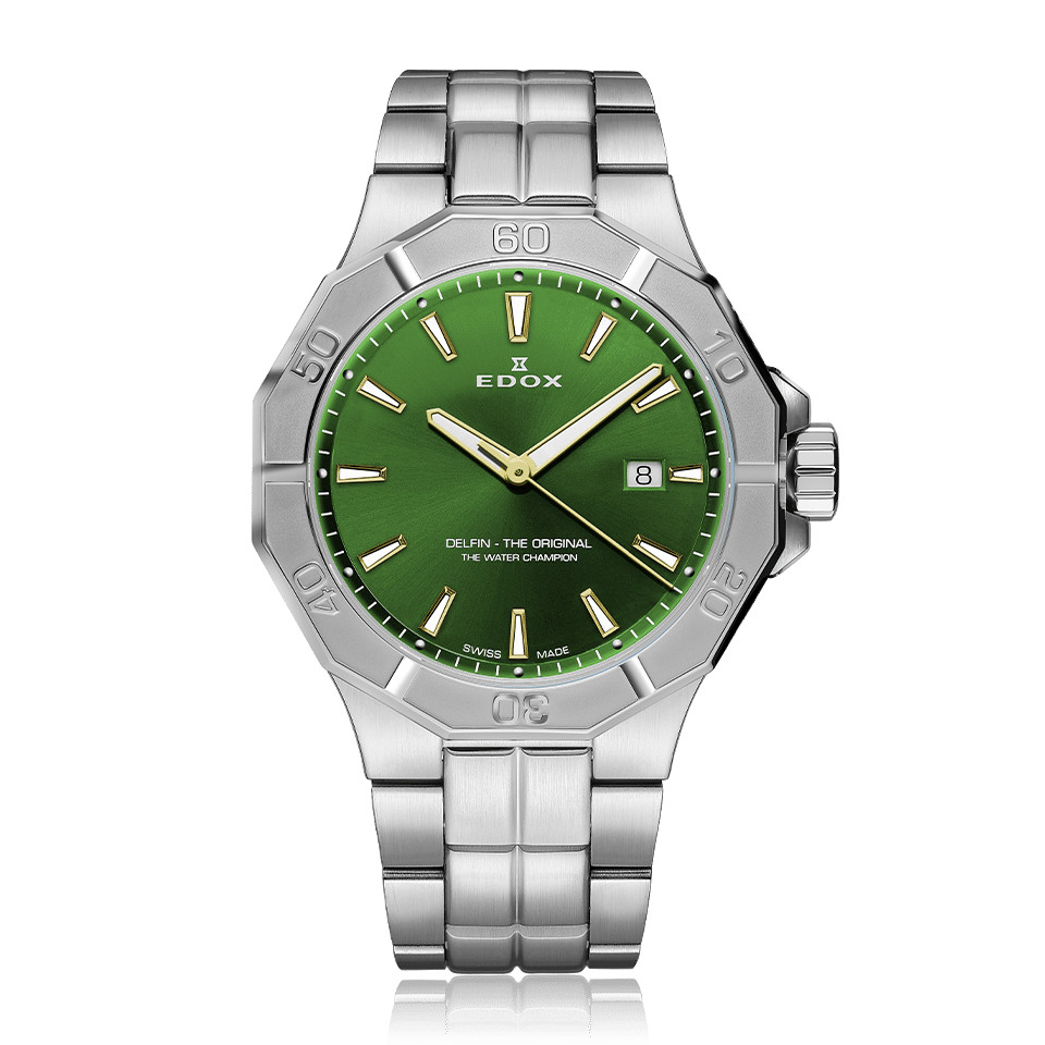 Edox Men’s Delfin The Original 43mm Quartz Watch 53021-3M-VID