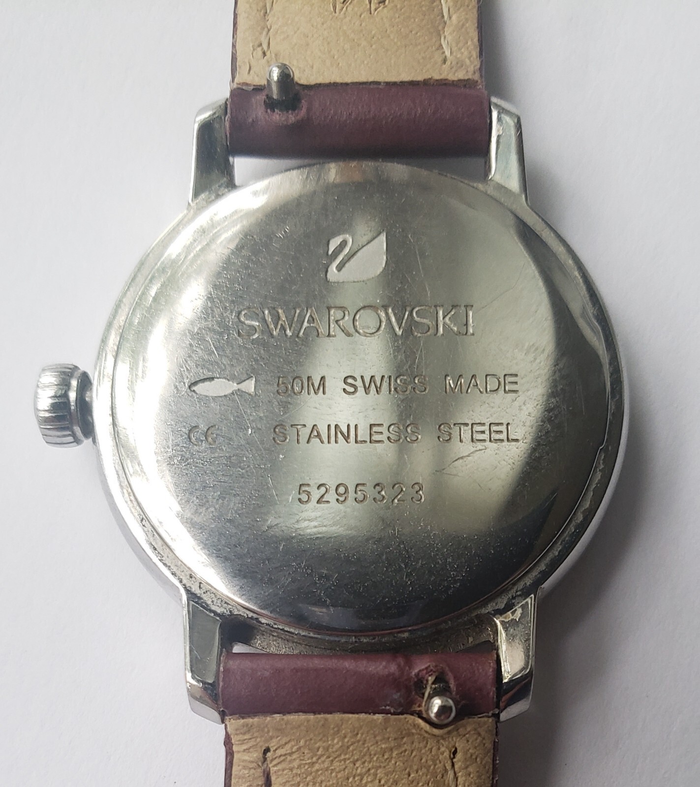 Swarovski Crystal 28mm Stainless Steel Watch Crystals Bezel 5295323 Works!