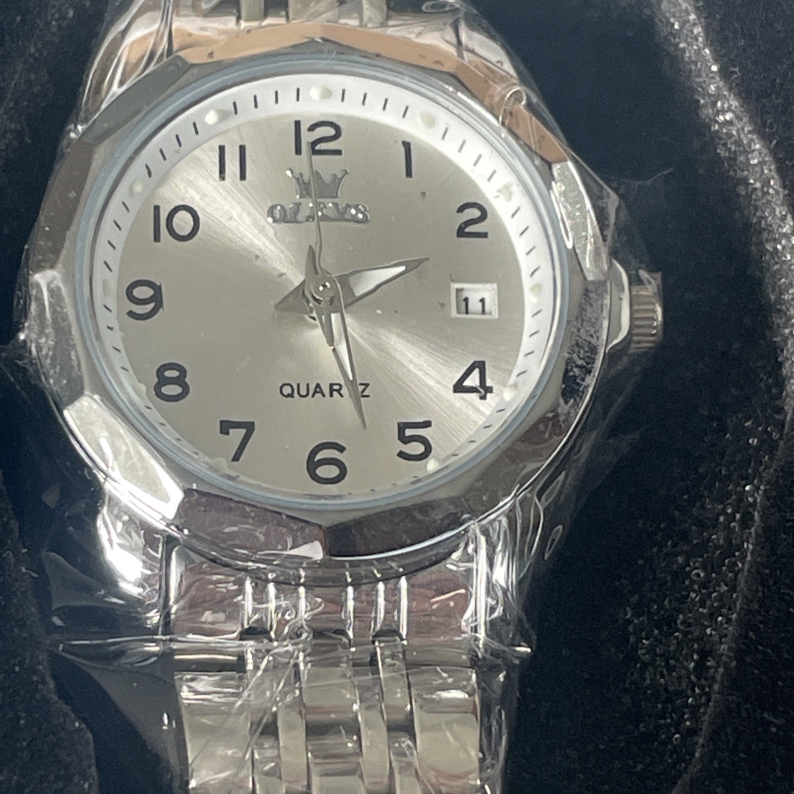 OLEVS Japan Movement Fashion Diamond Dial Leisure Lady Quartz Wristwatch 3668