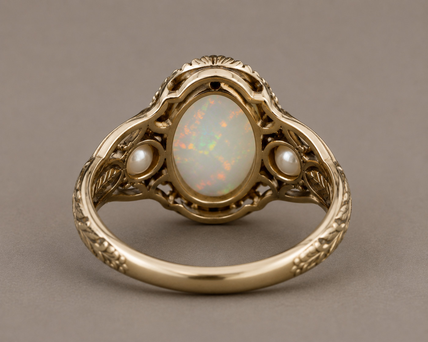 Natural Opal Gemstone Ring 7x9mm Oval Opal Silver Ring Handmade Gift for Women