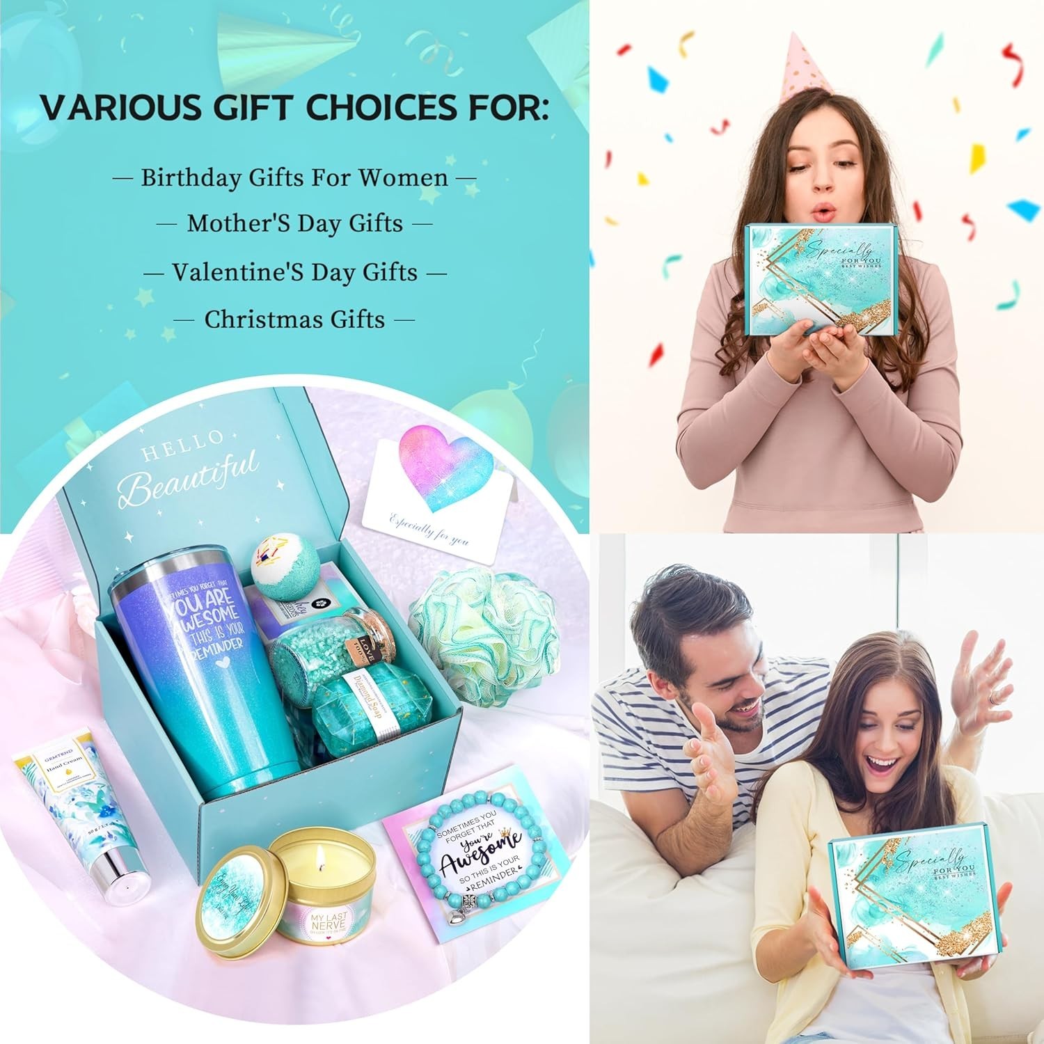 Luxury Self-Care Gift Set for Her – Spa Essentials & Thoughtful Surprises