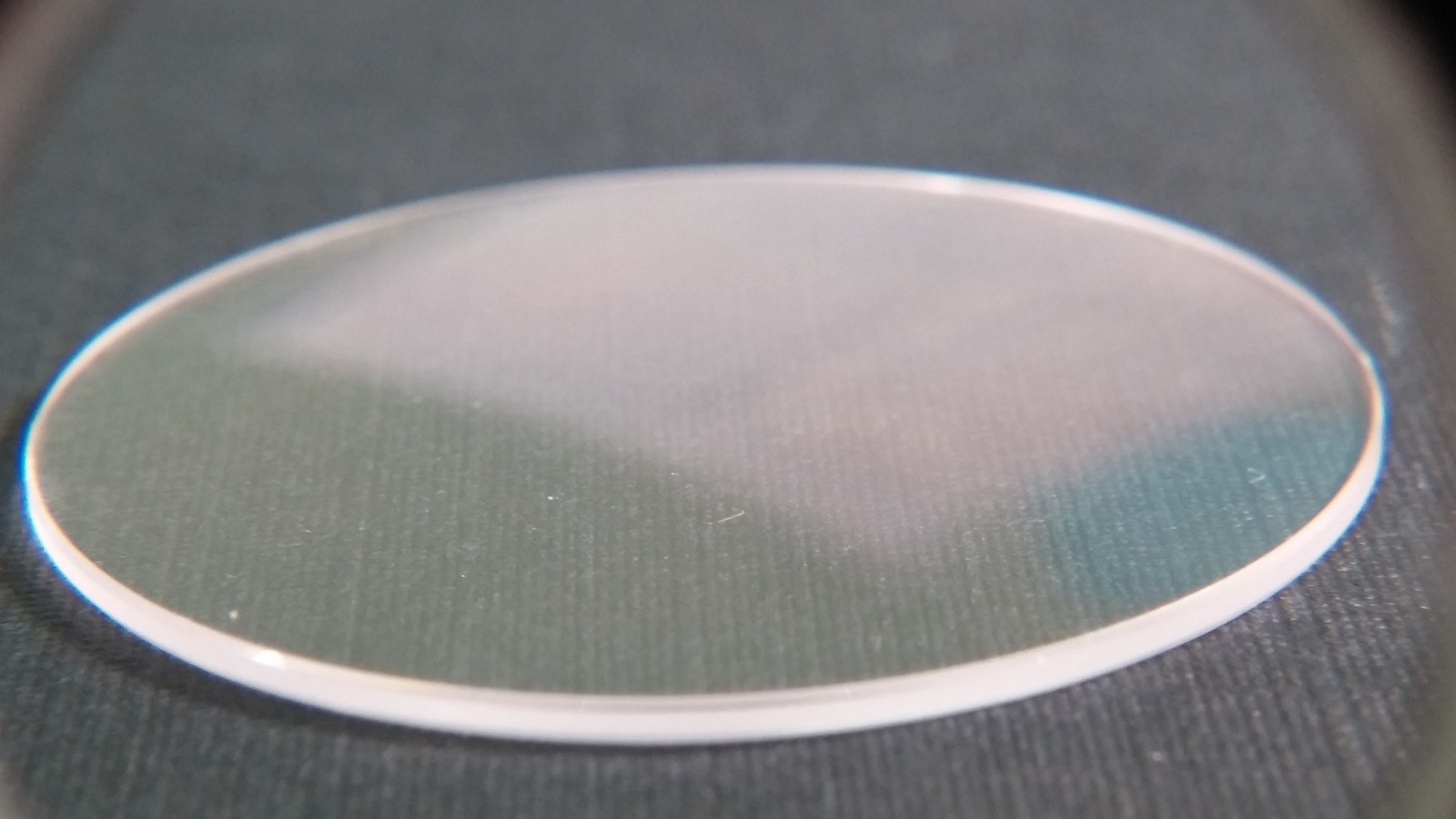 Unbranded Sapphire Crystal- 33.50mm diameter by 1.3mm thick. dome