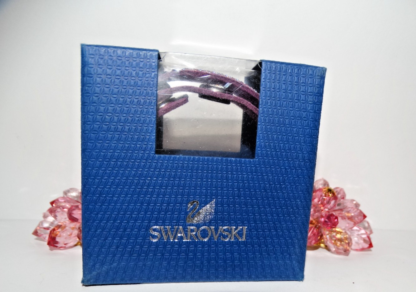 Swarovski Slake Purple Duo Bracelet 51692 , Unused, Purple NEW