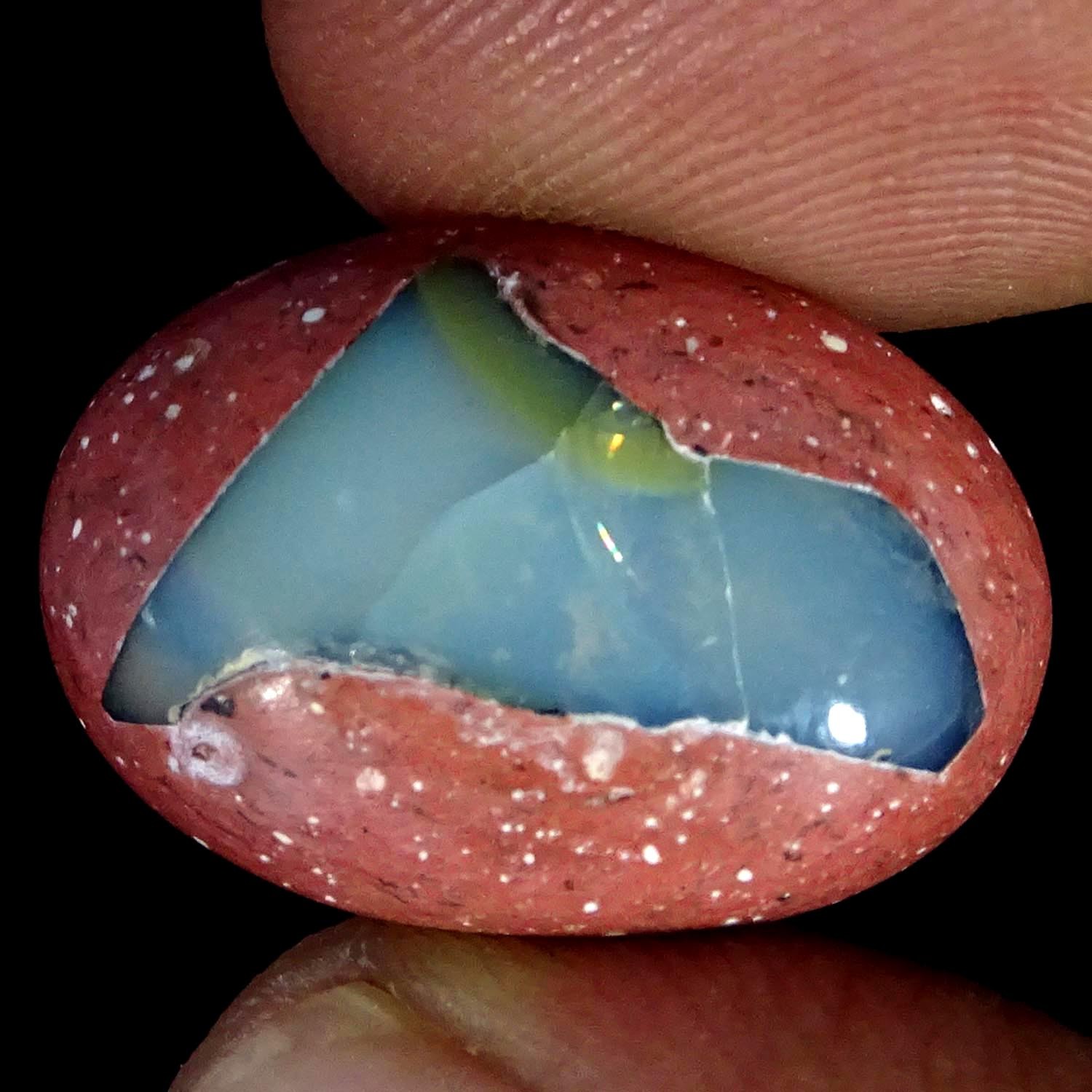 11.50Cts 100% Natural Fire Opal Oval Cabochon Gemstone 15X21X6MM