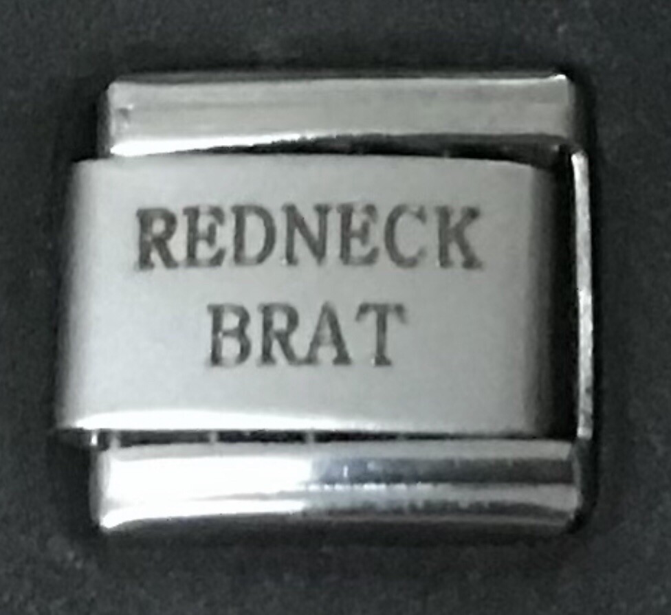 Redneck Brat WHOLESALE ITALIAN CHARM Link 9MM L1