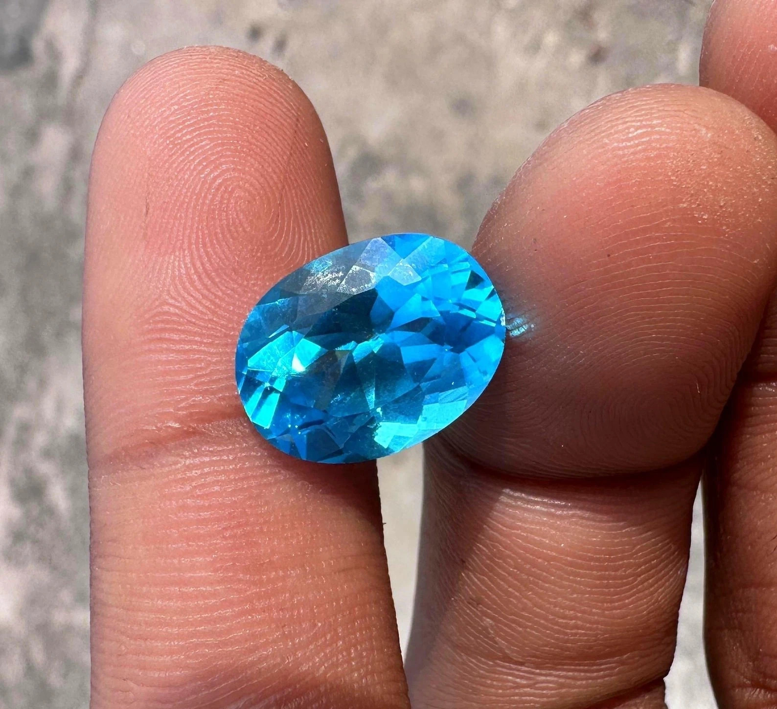 AAA Certified 9.55 Ct Natural Paraiba Tourmaline Blue Oval Cut Loose Gemstone