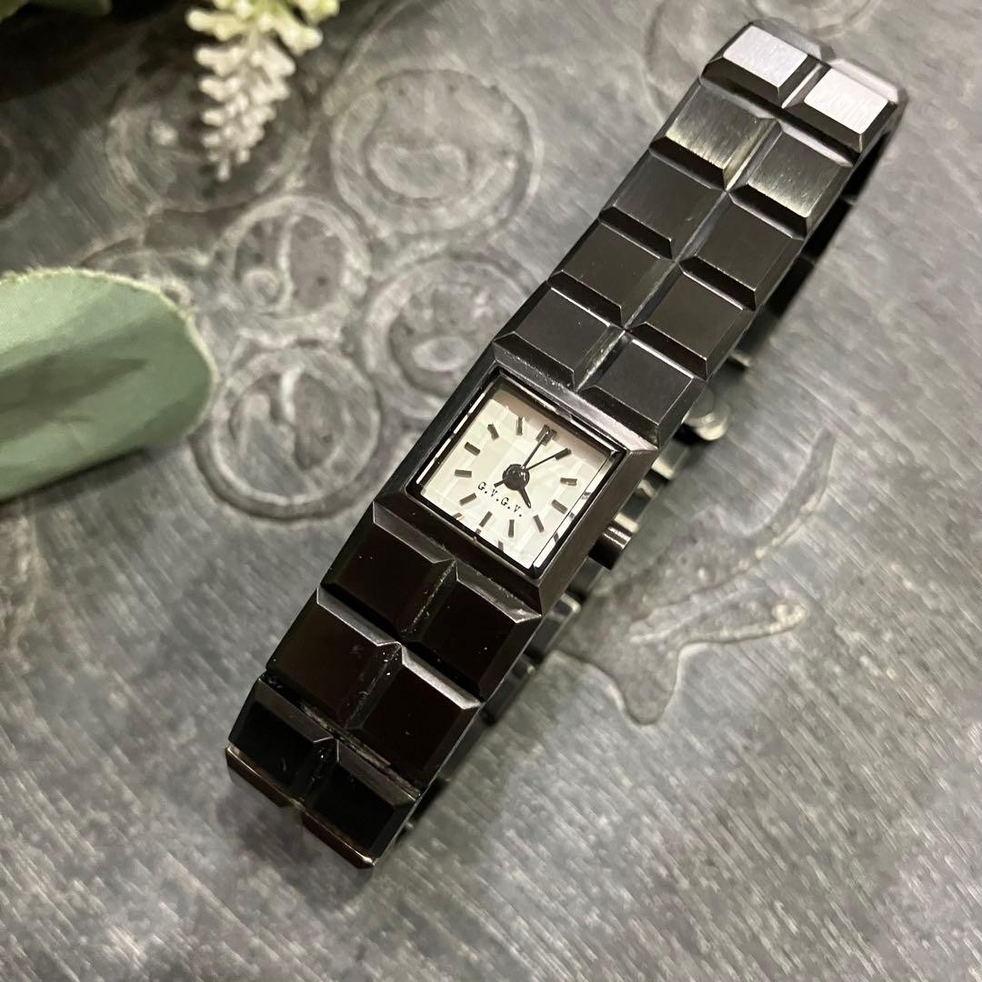 G.V.G.V. x Citizen Square Watch Black White 300 Ltd