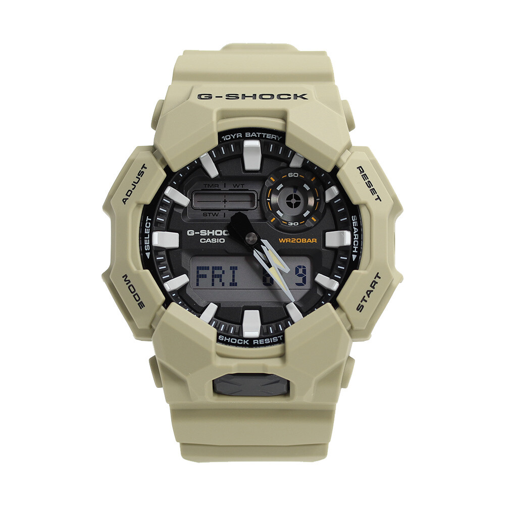 CASIO G-SHOCK GA-010-5A GA-010 GA Quartz Analog & Digital Khaki Beige