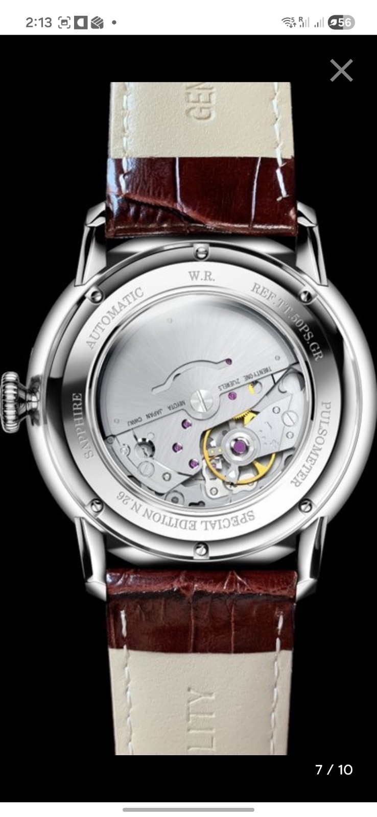 Tecnotempo Orbital Moon Phase Gold Special Limited Edition