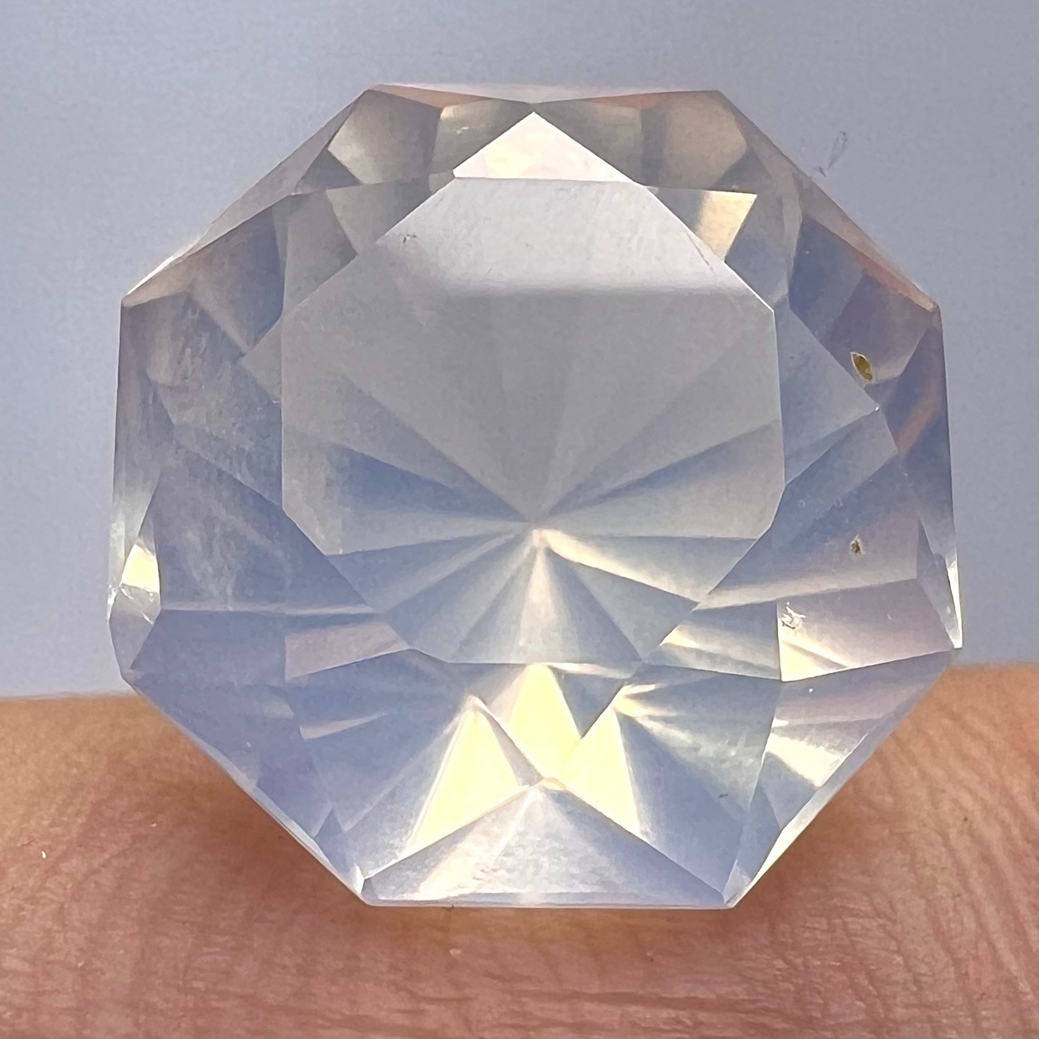 8.45 Carat Beautiful High Quality Milky Quartz Cut Gemston From Pakistan