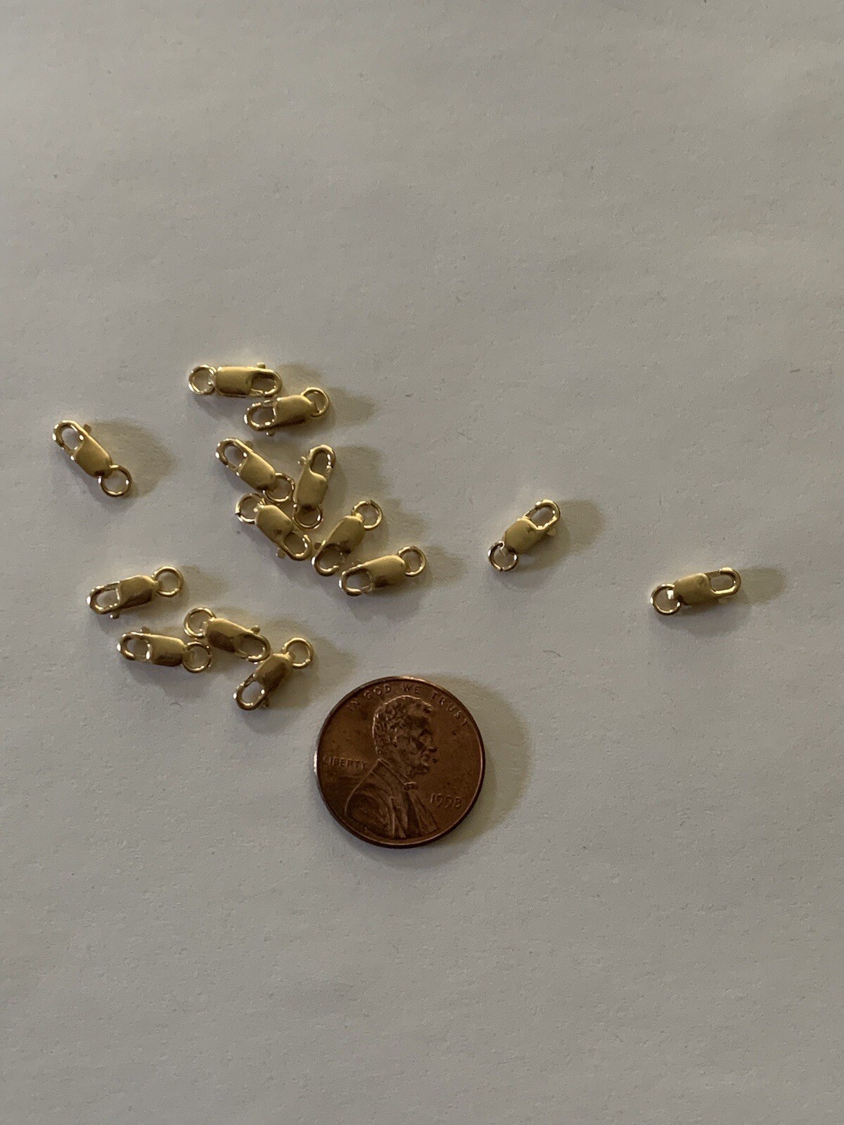 14k Gold Filled 8.4mm Lobster Clasp with Open Ring 10pcs/pack