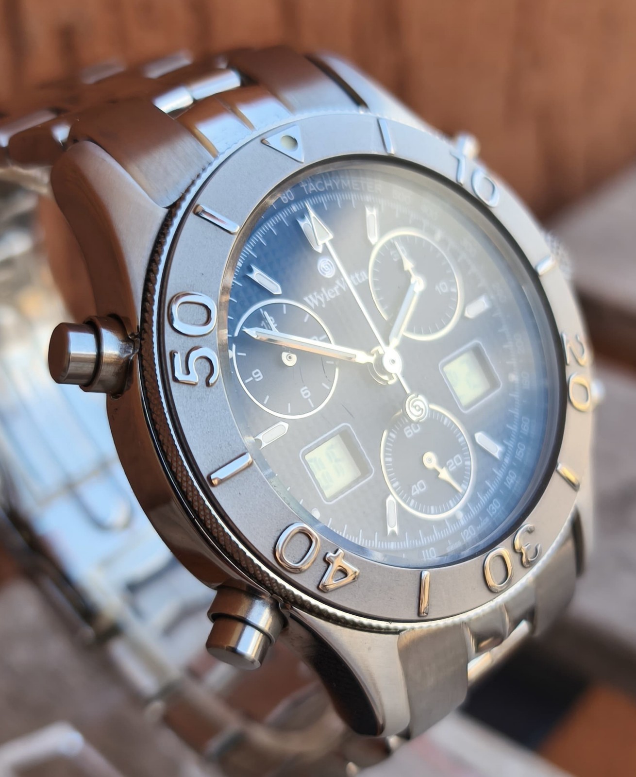 Wyler Vetta Challenge watch Ref. 1119770165 Ana Digit Blue Dial