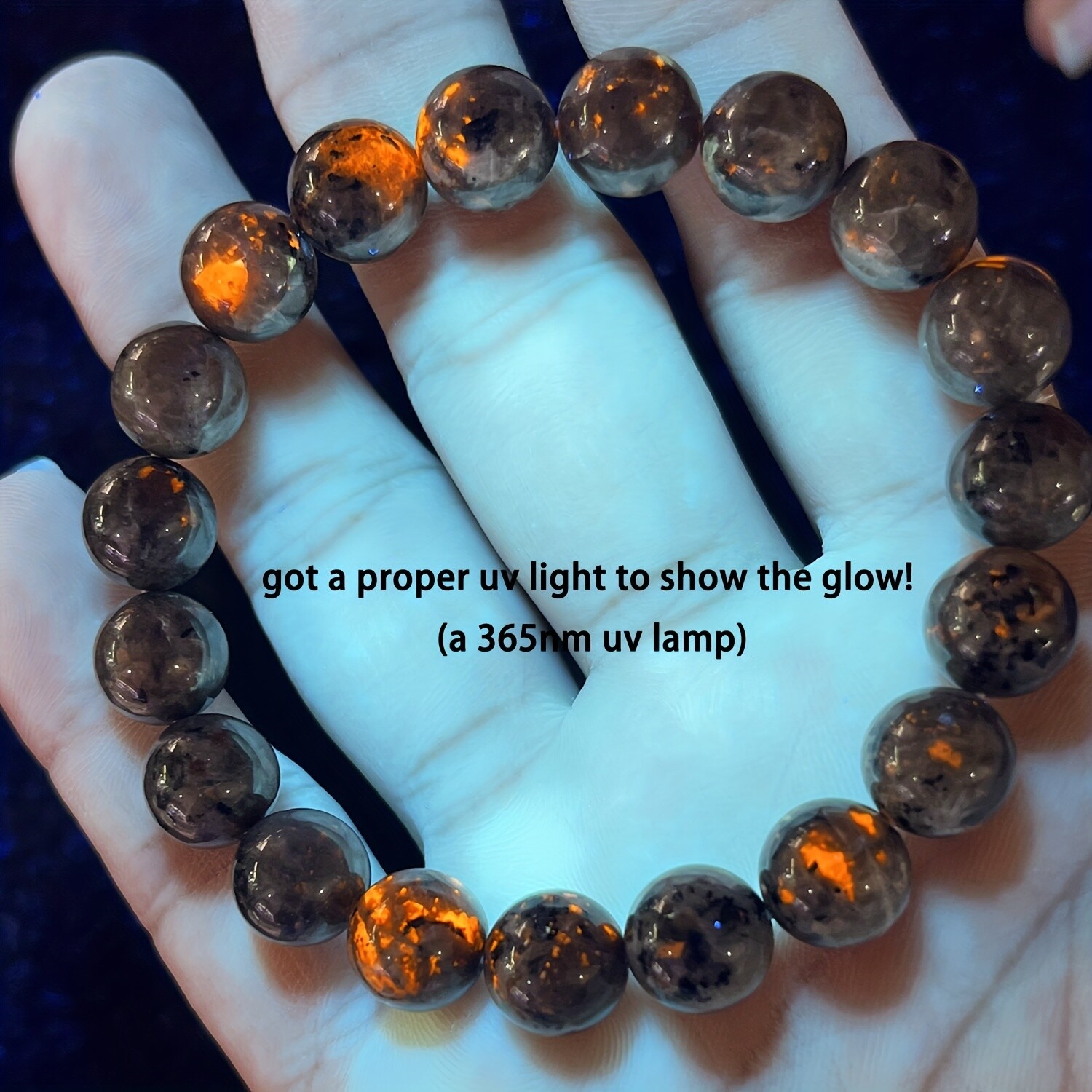 Natural Flame Stone Bracelets Healing Energy Power Crystal Lucky Bracelets 6/8mm