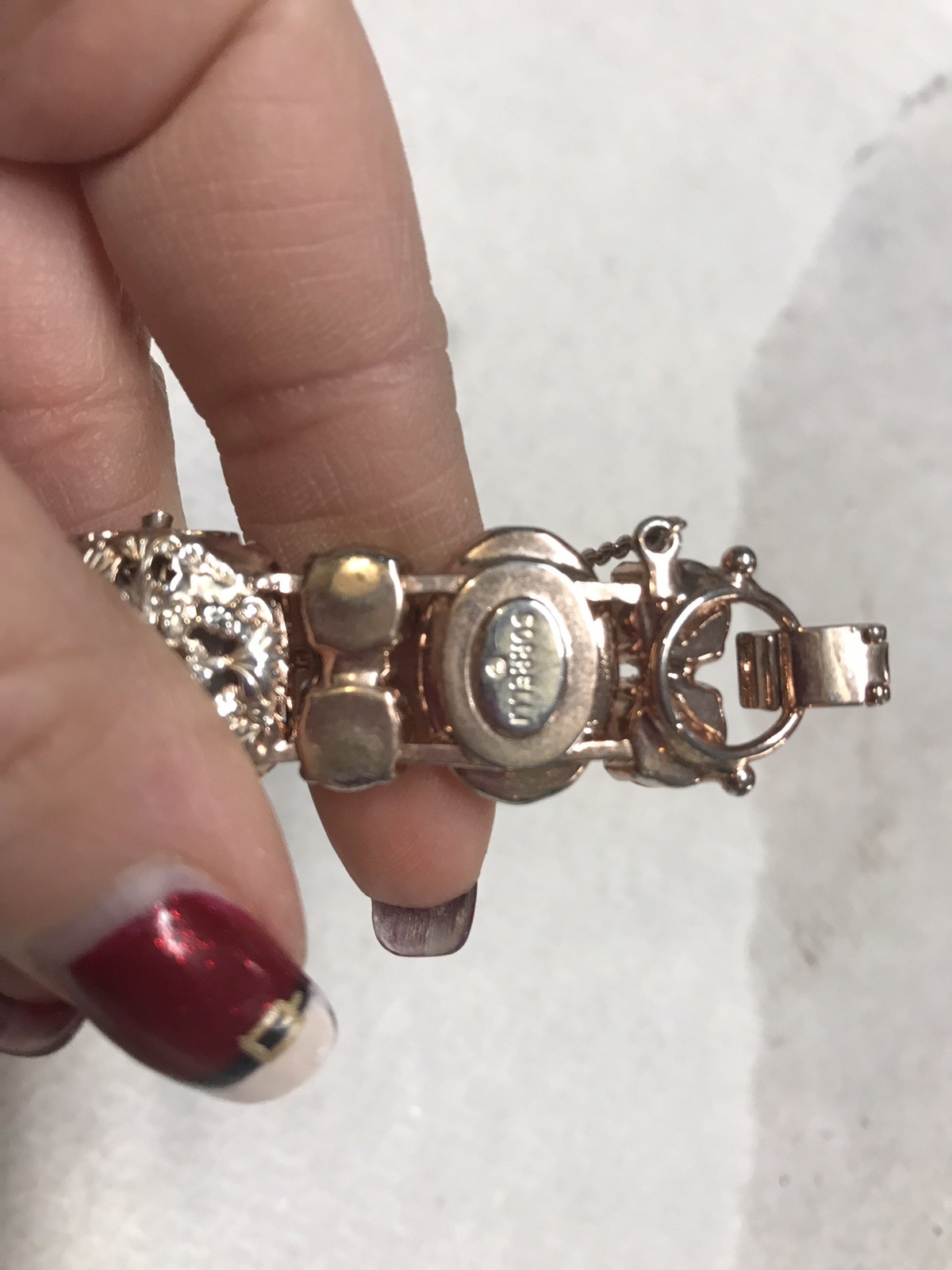 Sorrelli Swarovski Crystal Rose Gold-tone Neutral Blush Bracelet One-of-a-kind!