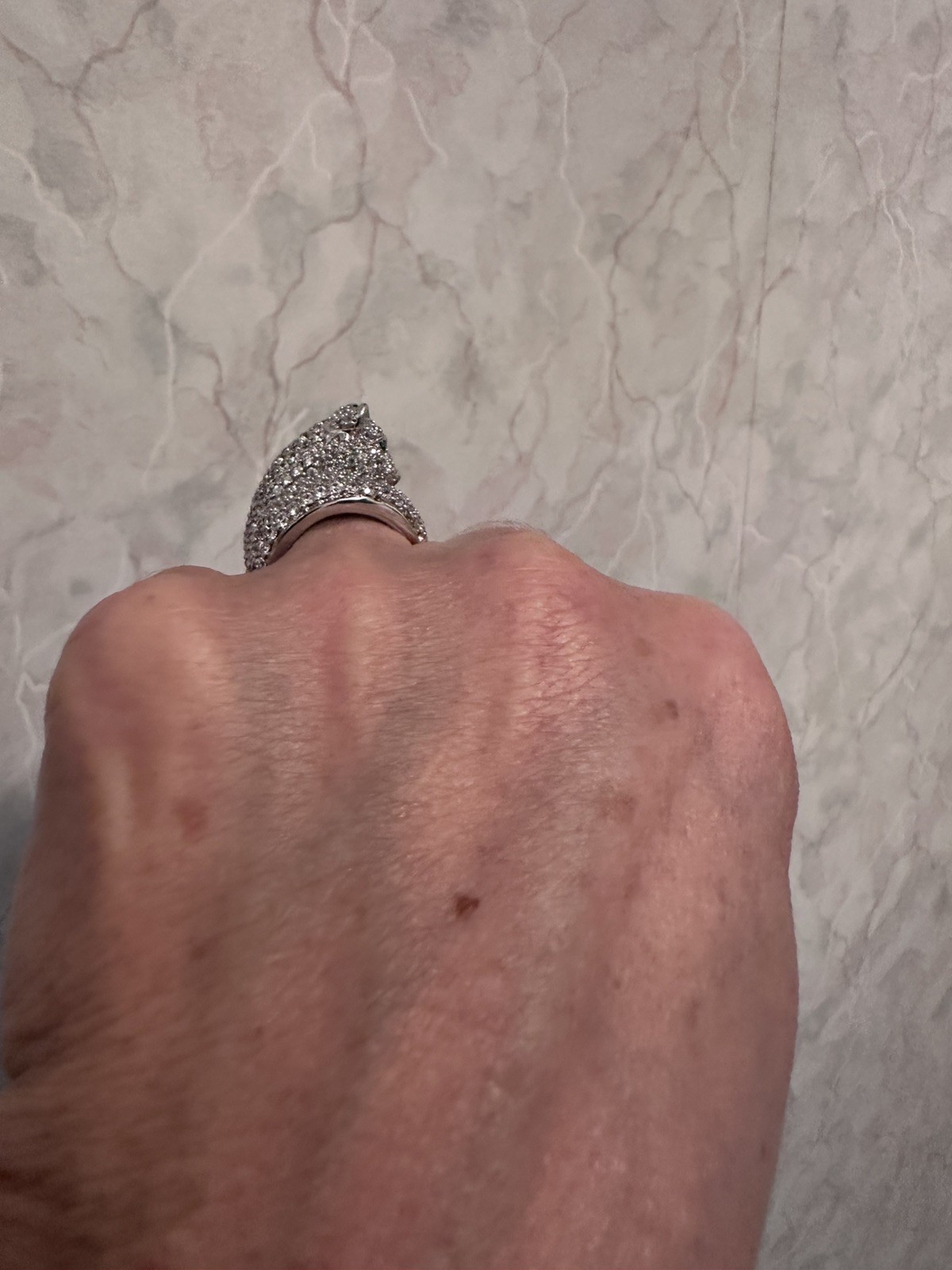 SONIA BITTON PANTHER RING 925 STERLING SILVER ~ Size 5 ~ SHOPNBC