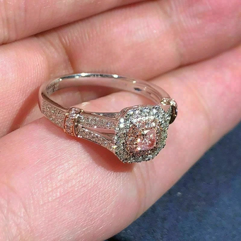 2.30Ct Lab-Created Sapphire Precious Halo Engagement Ring 14K White Gold Over