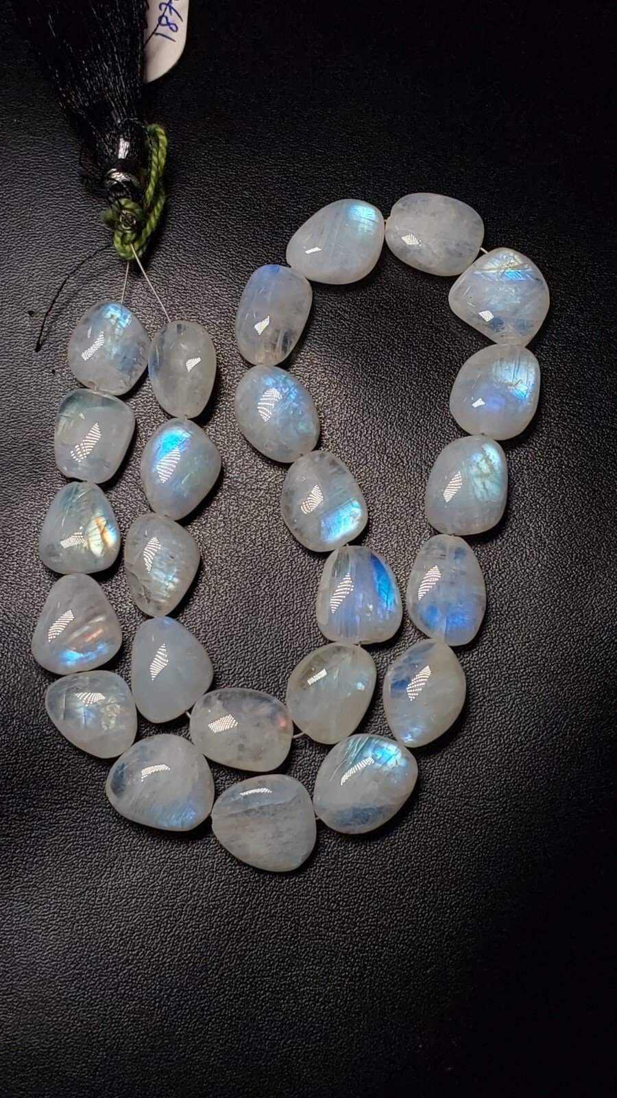 AAA Quality Rainbow Moonstone Strand Multi Fire Shape Nuggets Size 11X14-14X15MM