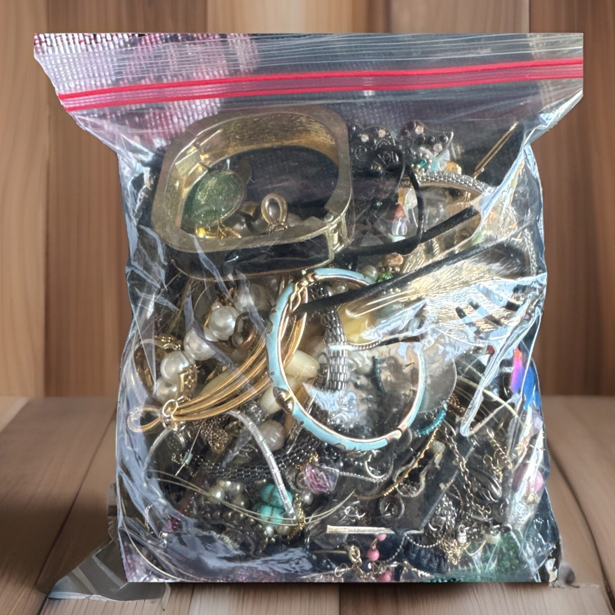 4 Pounds 1.6 Ounces Jewelry Lot Wearable and Craft/Scrap B2