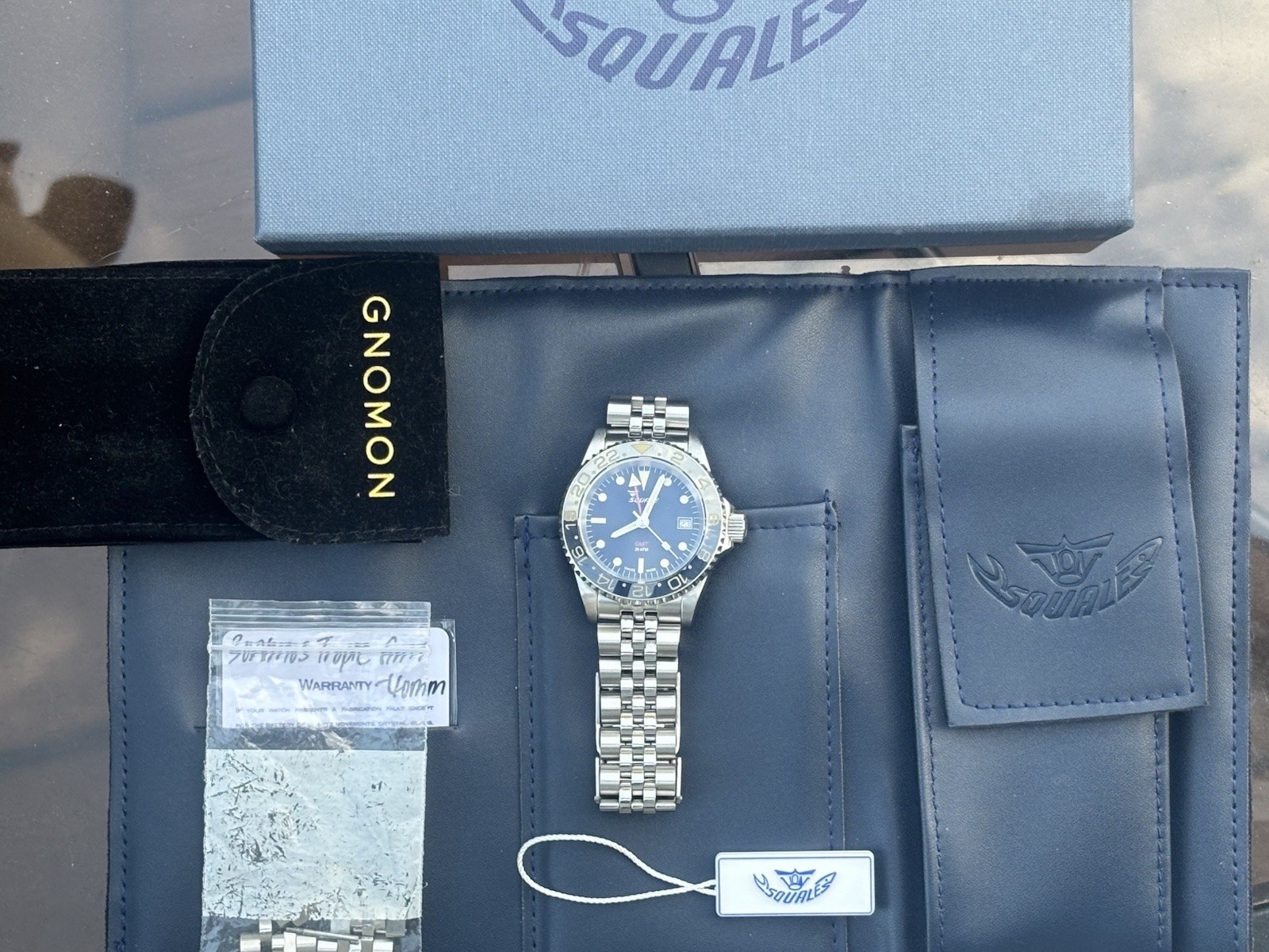 Squale 20 Atmos GMT Tropical, Ceramic Bezel, Black Dial Automatic, 40mm Watch