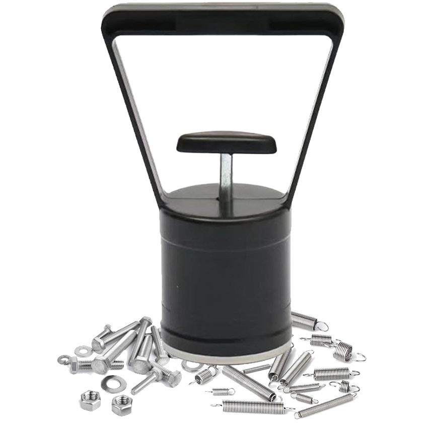 Waymil Quick Release Magnetic Separator Pick Up Tool 8 Lb Capacity Spring Loaded