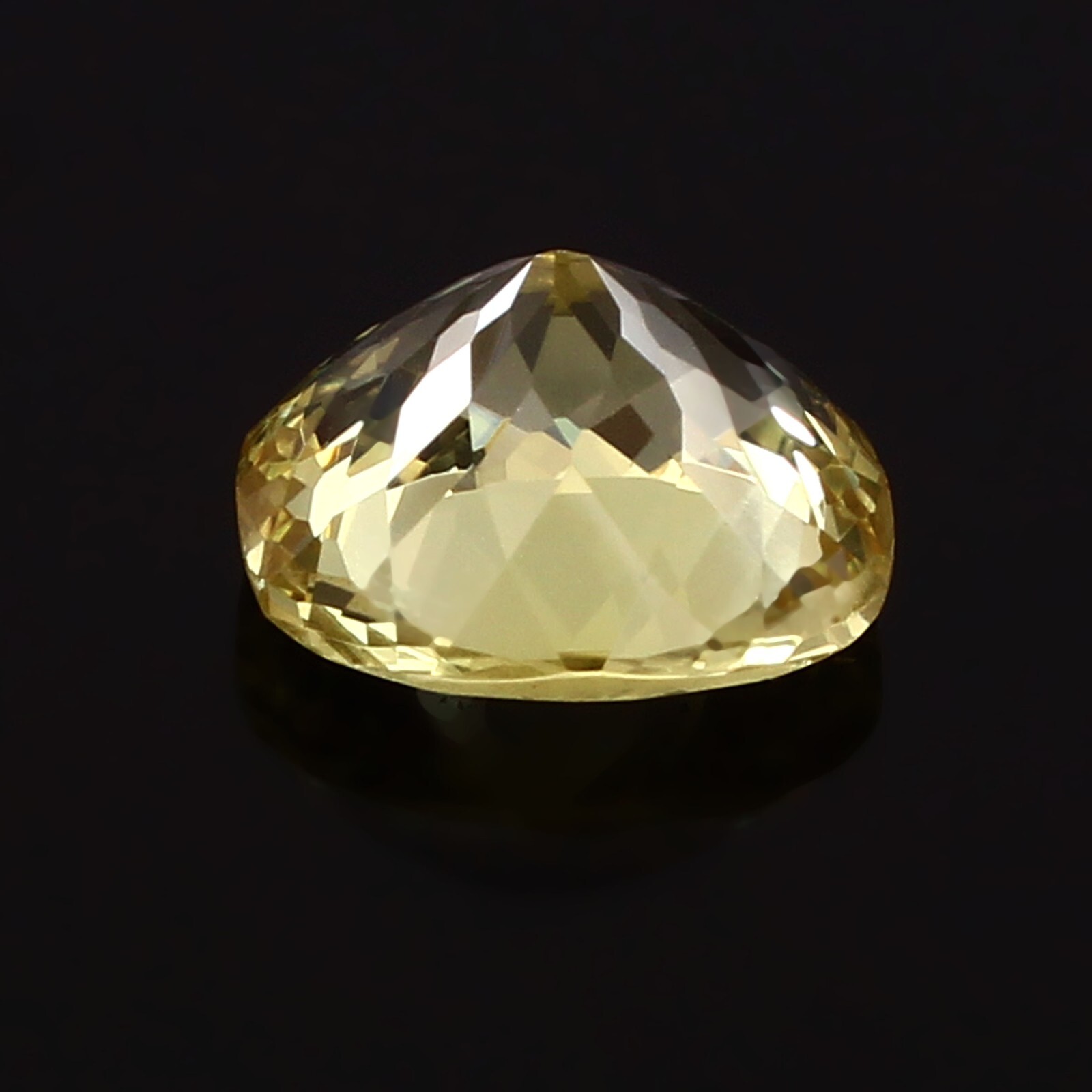 AAA Natural Flawless Ceylon Yellow Sapphire Cushion Loose Gemstone Cut 10.00 Ct