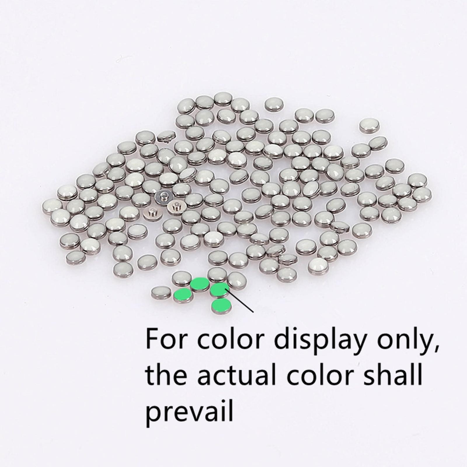 10Pack 2mm Watch Luminous Bezel Night Dots Watch Dial Decorative Accessories