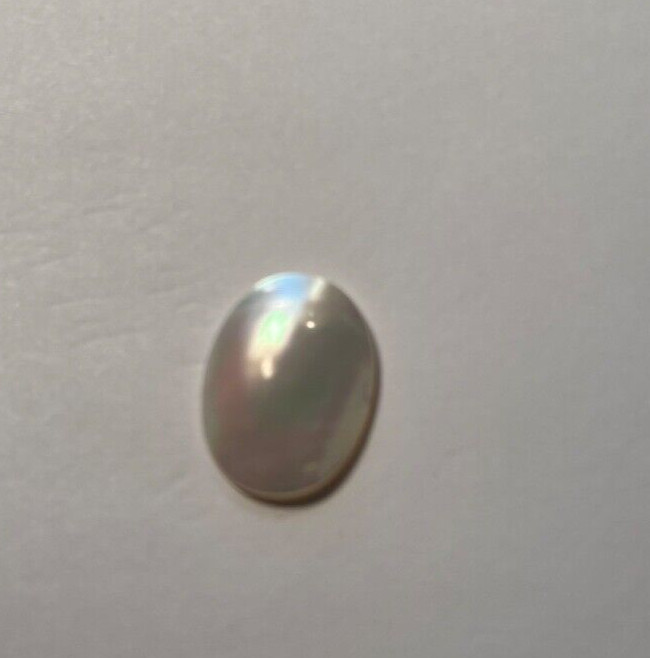 ONE WHITE OSMENA OVAL PEARL 18.5X14 MM 5.43 CARATS BELOW WHOLESALE!!!