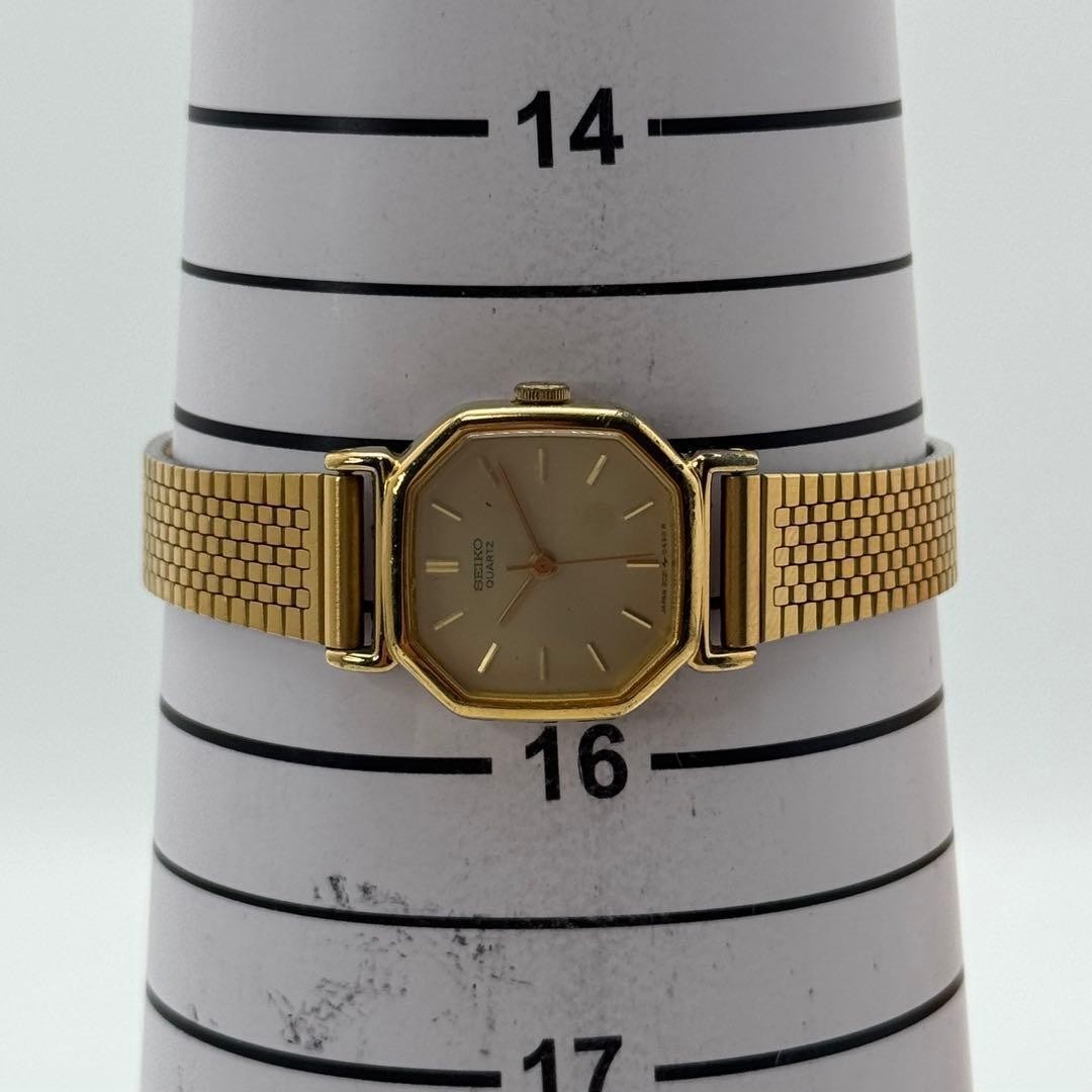 SEIKO New Battery Watch Working Item Condition 2C21 5170 Octagon Rare