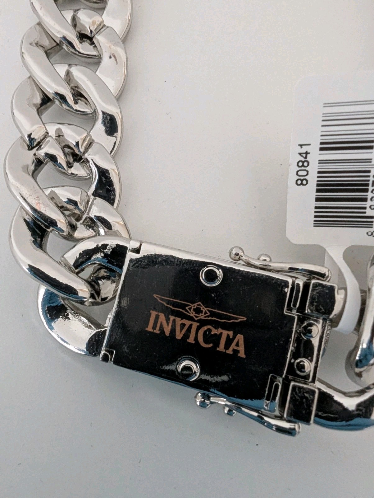 Invicta Racing Cyclone Watch 48.5mm White 48447/Invicta Iced Out Cuban Chain