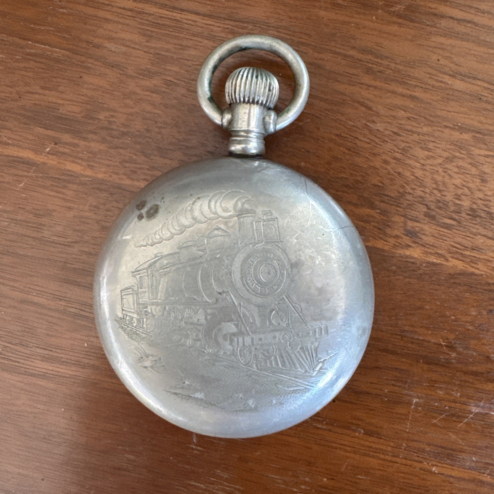 Old Antique Pocket Watch Standard USA Open Face Railroad Train RR Case (AS-IS)