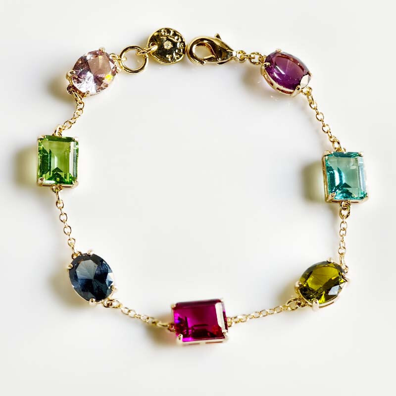 New 7.5″ Talbots Crystal Chain Bracelet Gift Fashion Women Party Holiday Jewelry