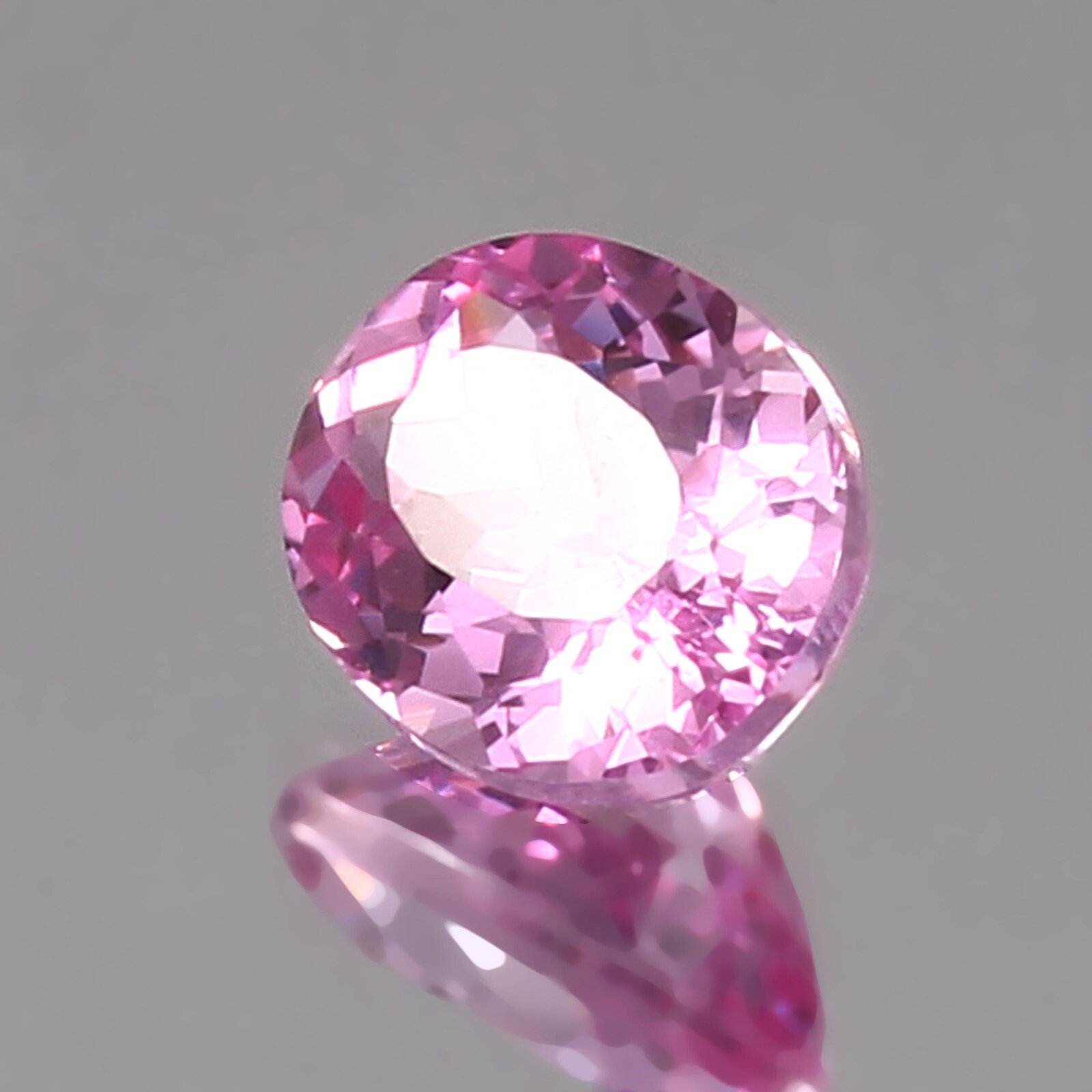 AAA Natural Flawless Ceylon Pink Sapphire Loose Oval Gemstone Cut 3.75 Ct