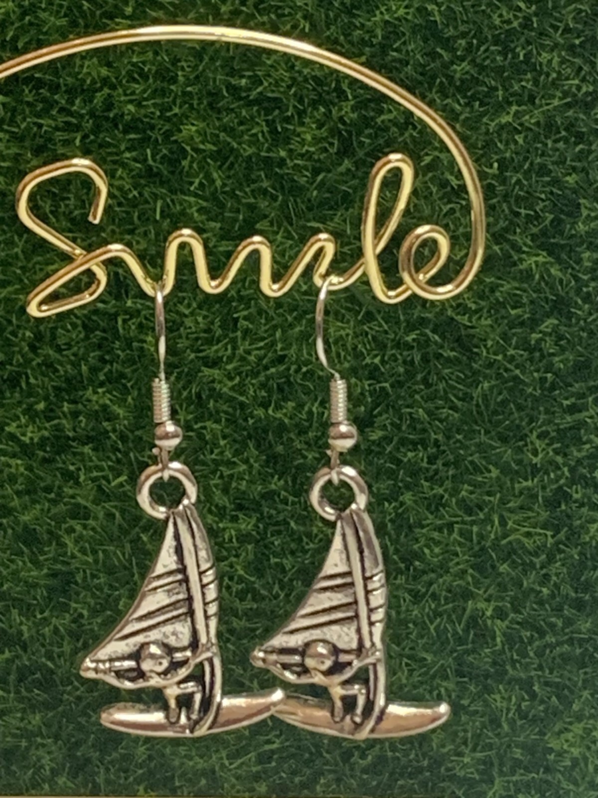 Wind Kite Earring, Surfing Earring, Surfer Earring, Nautical Earring, Gift Idea