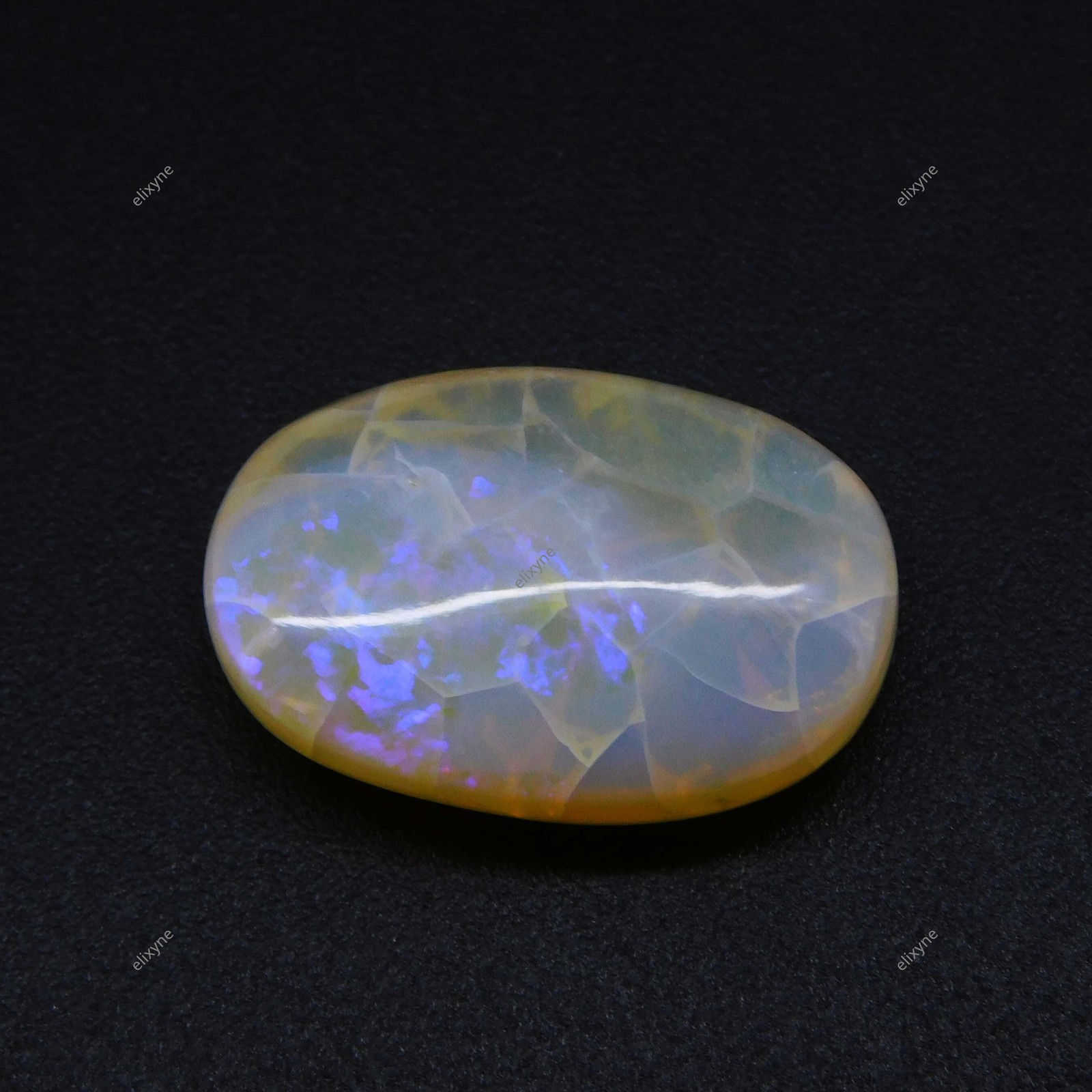12.70 Cts Natural Fire Opal Oval Welo Australian Certified Untreated Gemstone