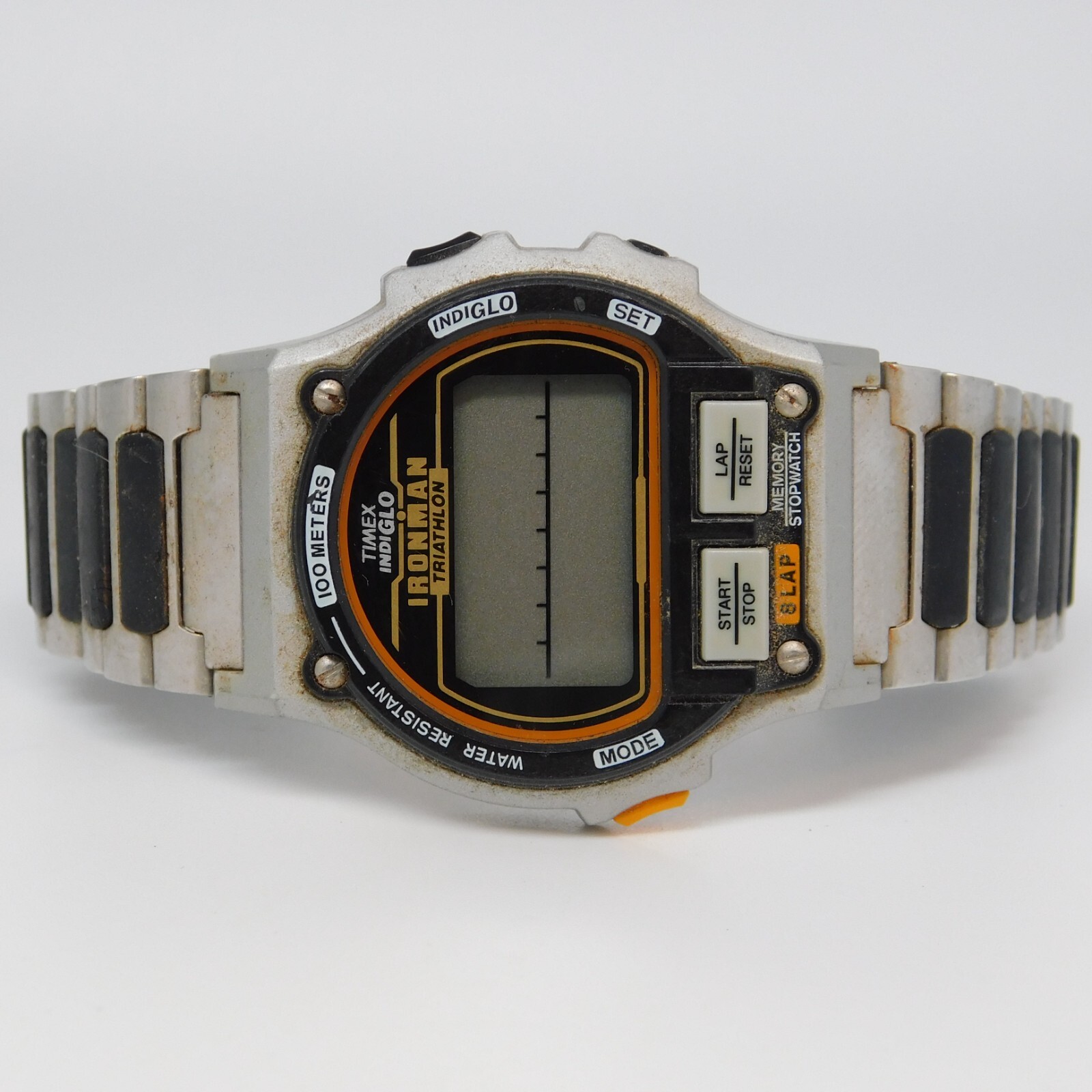 Timex 8 LAP Ironman Triathlon Indiglo Quartz Digital Men’s Watch New Battery