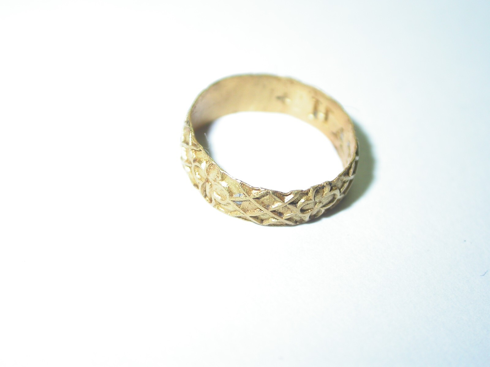 Gold posy ring 16th Century -Tiny 6 Months-1 year baby