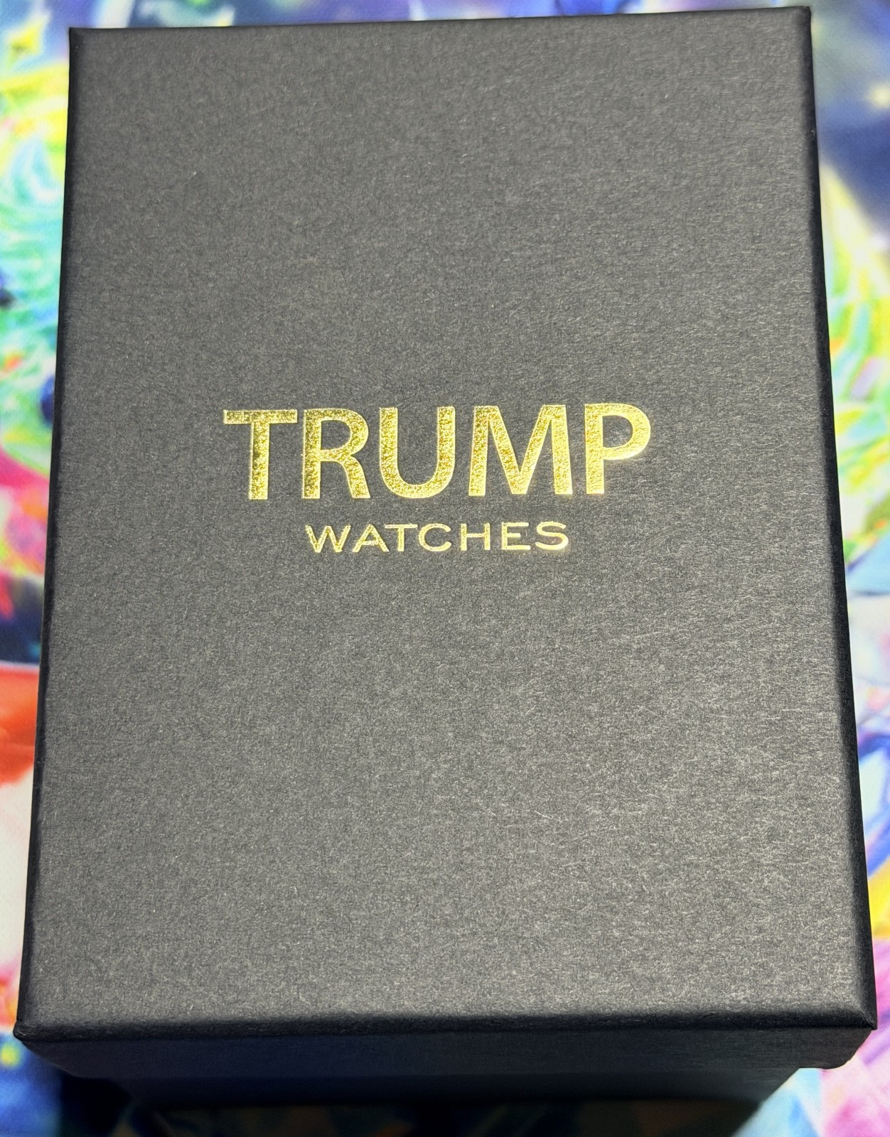 DONALD TRUMP 45 47 FIGHT CHRONOGRAPH Watch GOLD SILVER BLACK # /2000 FATHERS DAY