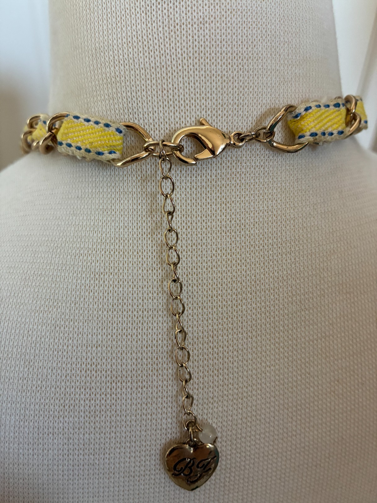 Betsey Johnson Necklace Bracelet Nautical Statement Anchor Charms Pearl BJ141